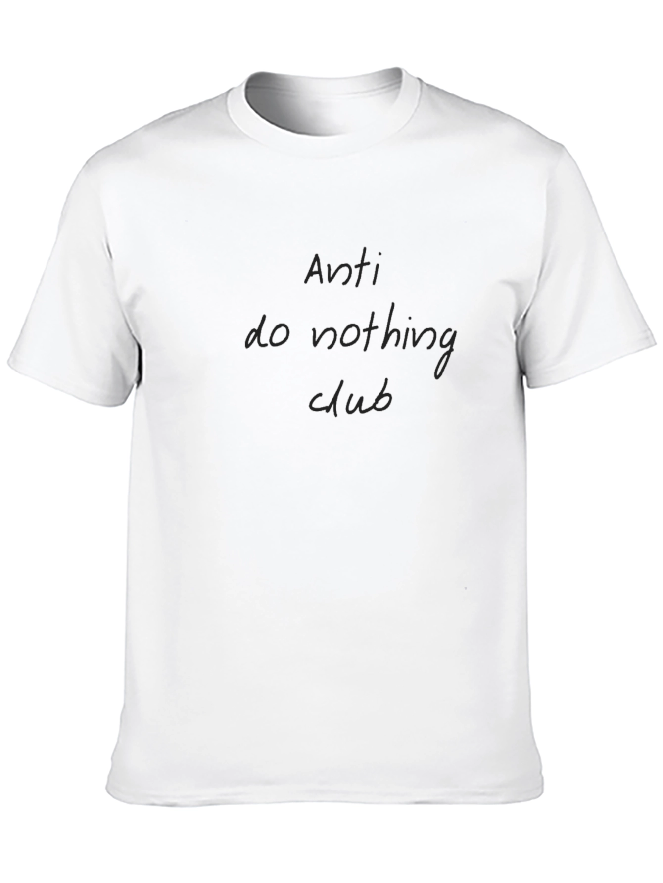 Anti Do Nothing Club Black T-Shirt