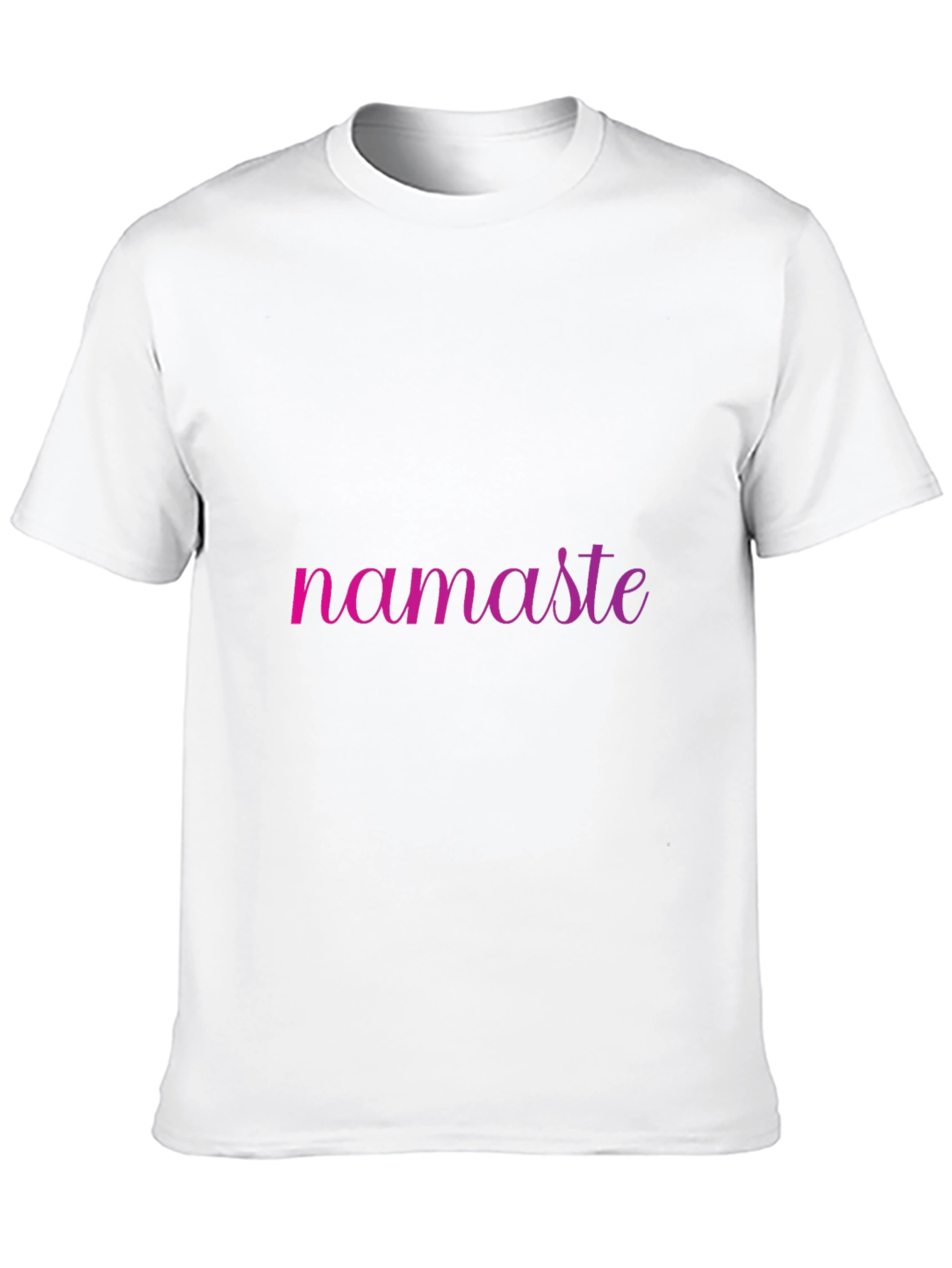 Namaste Ombre Graphic Black Tee