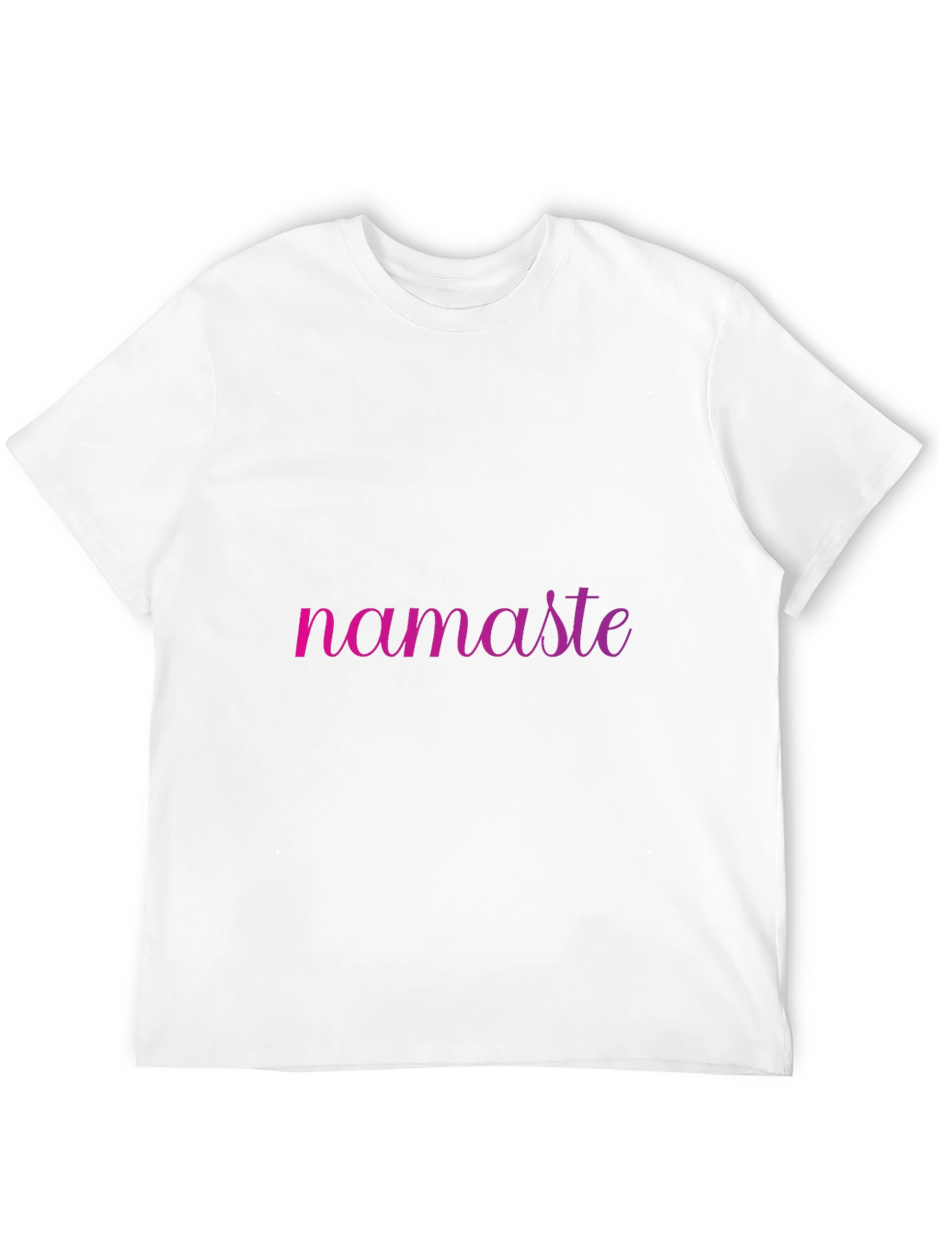 Namaste Ombre Graphic Black Tee