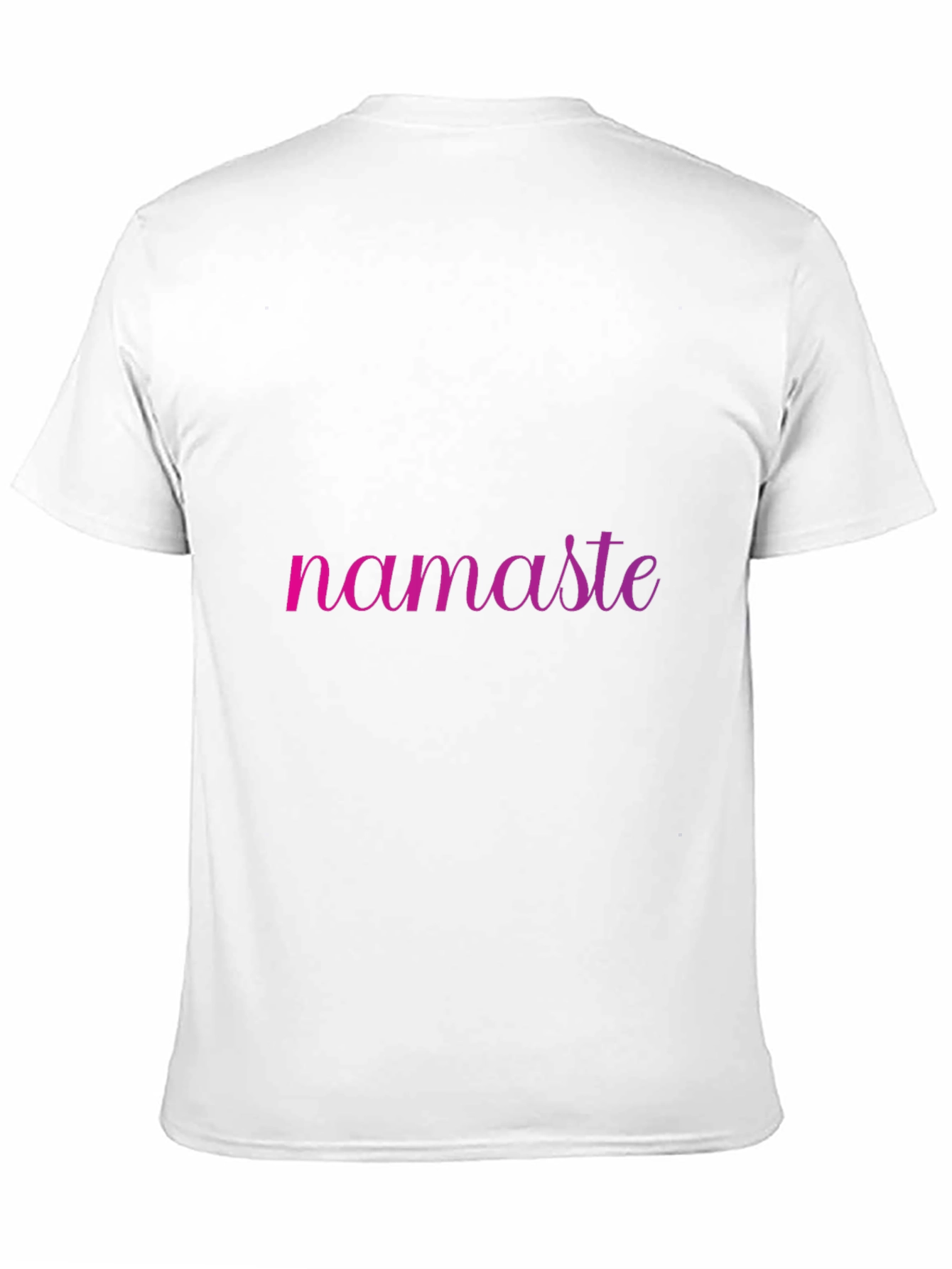 Namaste Ombre Graphic Black Tee