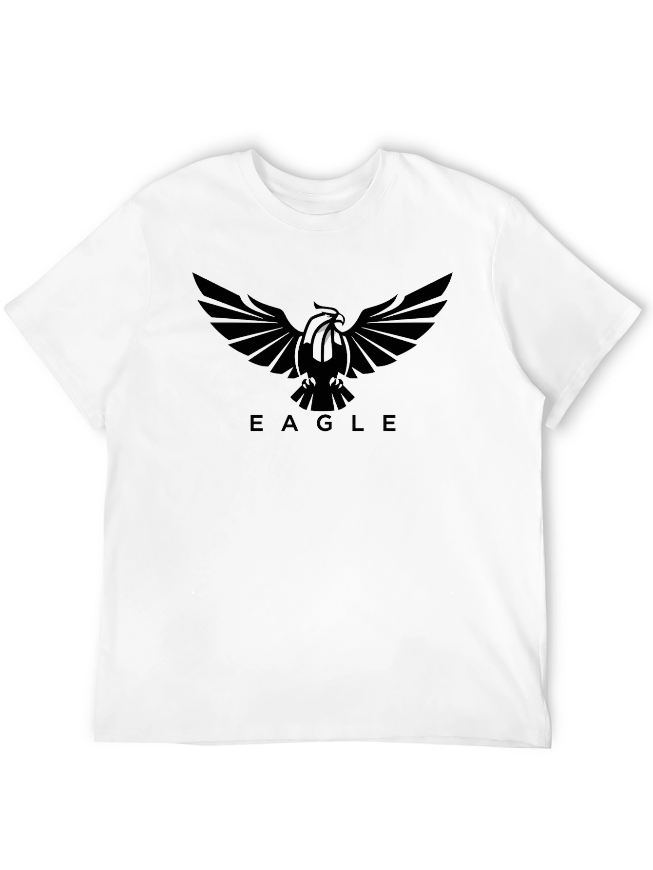 Eagle Crest Black T-Shirt - Stylish Graphic Tee