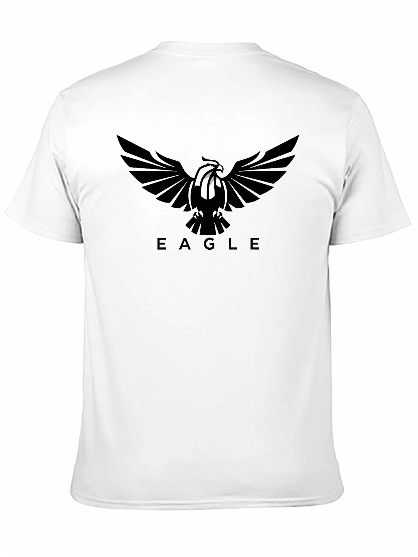 Eagle Crest Black T-Shirt - Stylish Graphic Tee