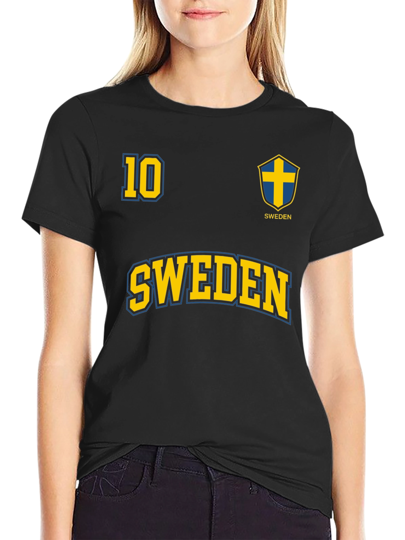 Sweden Soccer Jersey T-Shirt