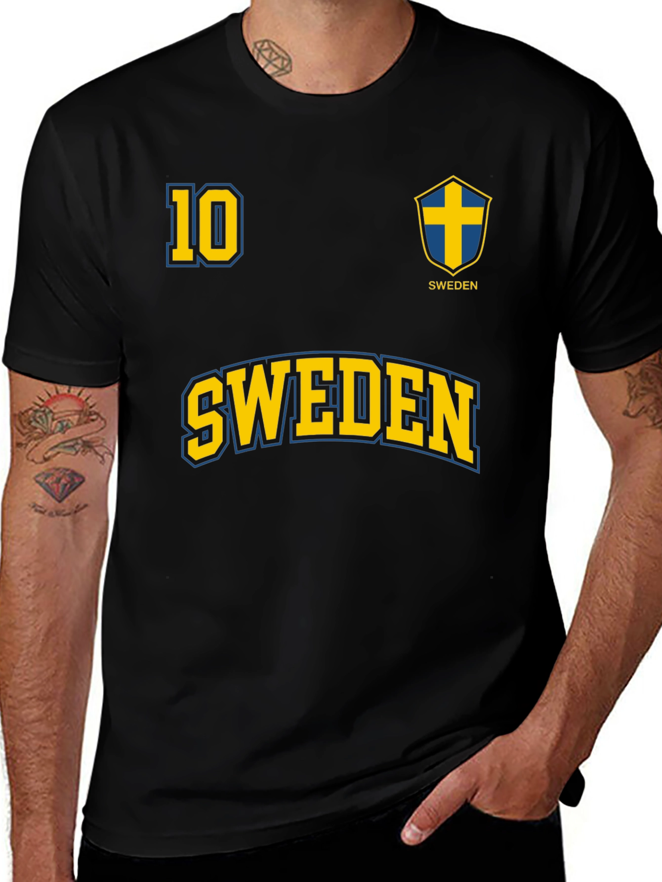 Sweden Soccer Jersey T-Shirt