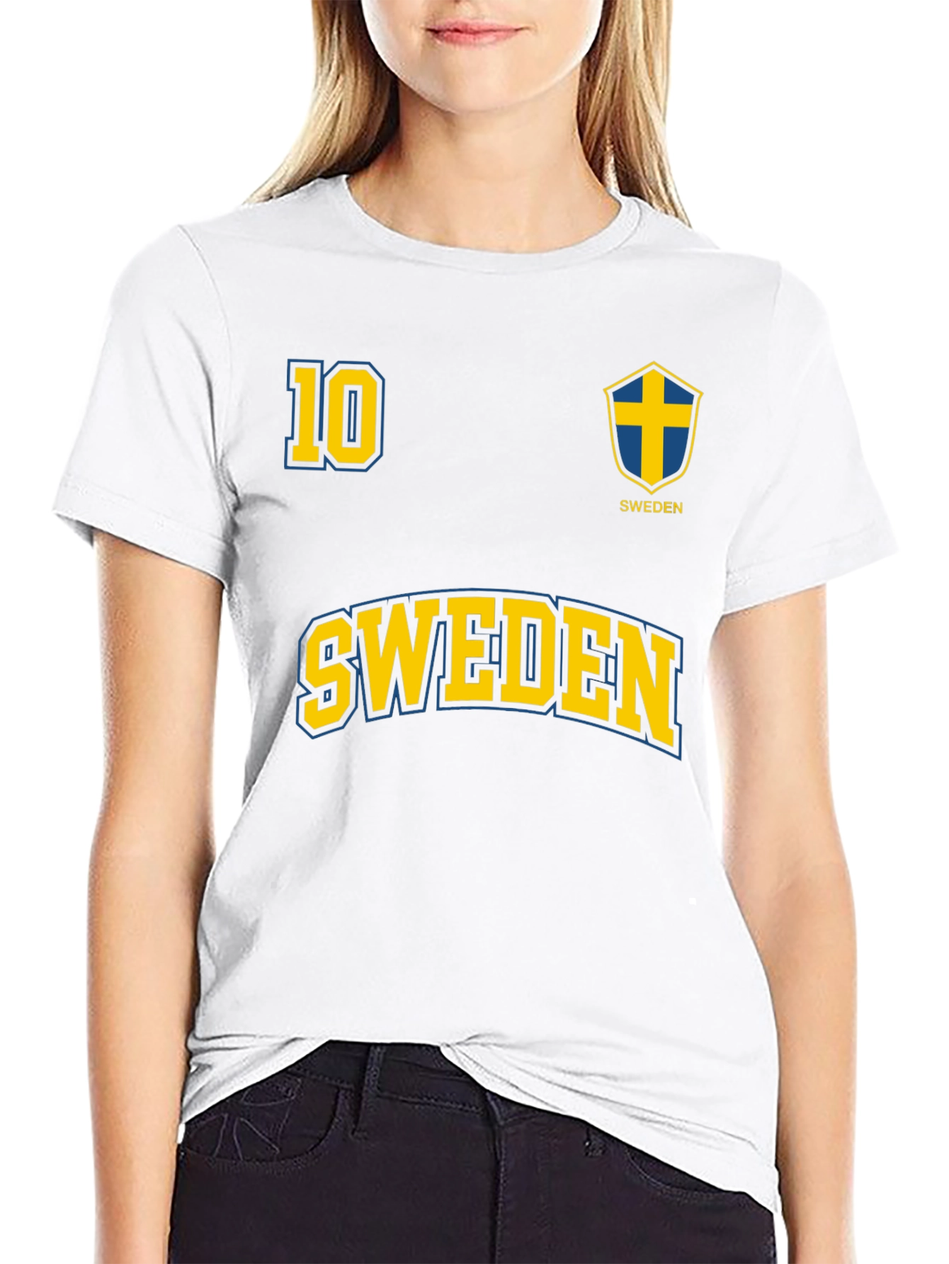Sweden Soccer Jersey T-Shirt