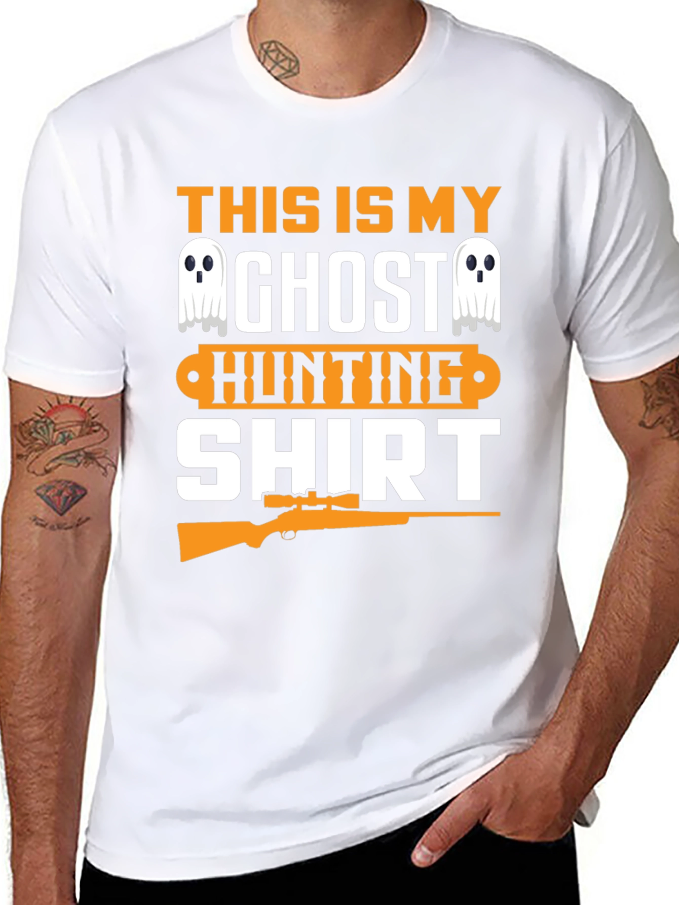 Ghost Hunting Shirt Funny Halloween Graphic Tee