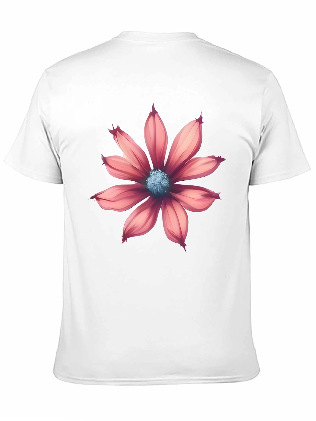 Floral Graphic Print Black T-Shirt