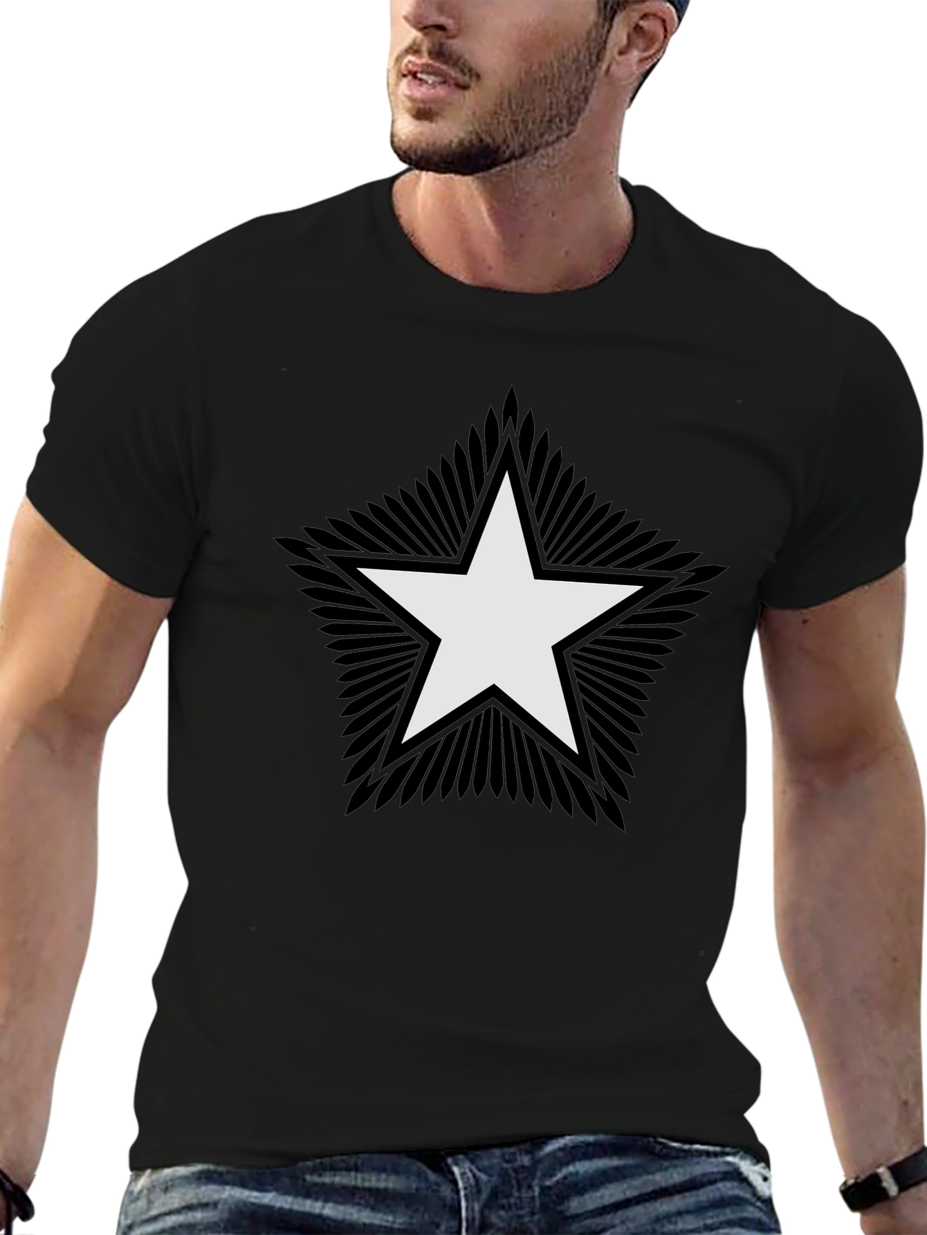Star Graphic Tee - Modern Style