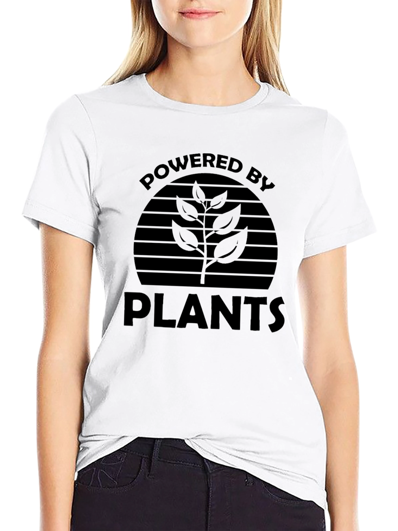 Powered by Plants Black T-Shirt