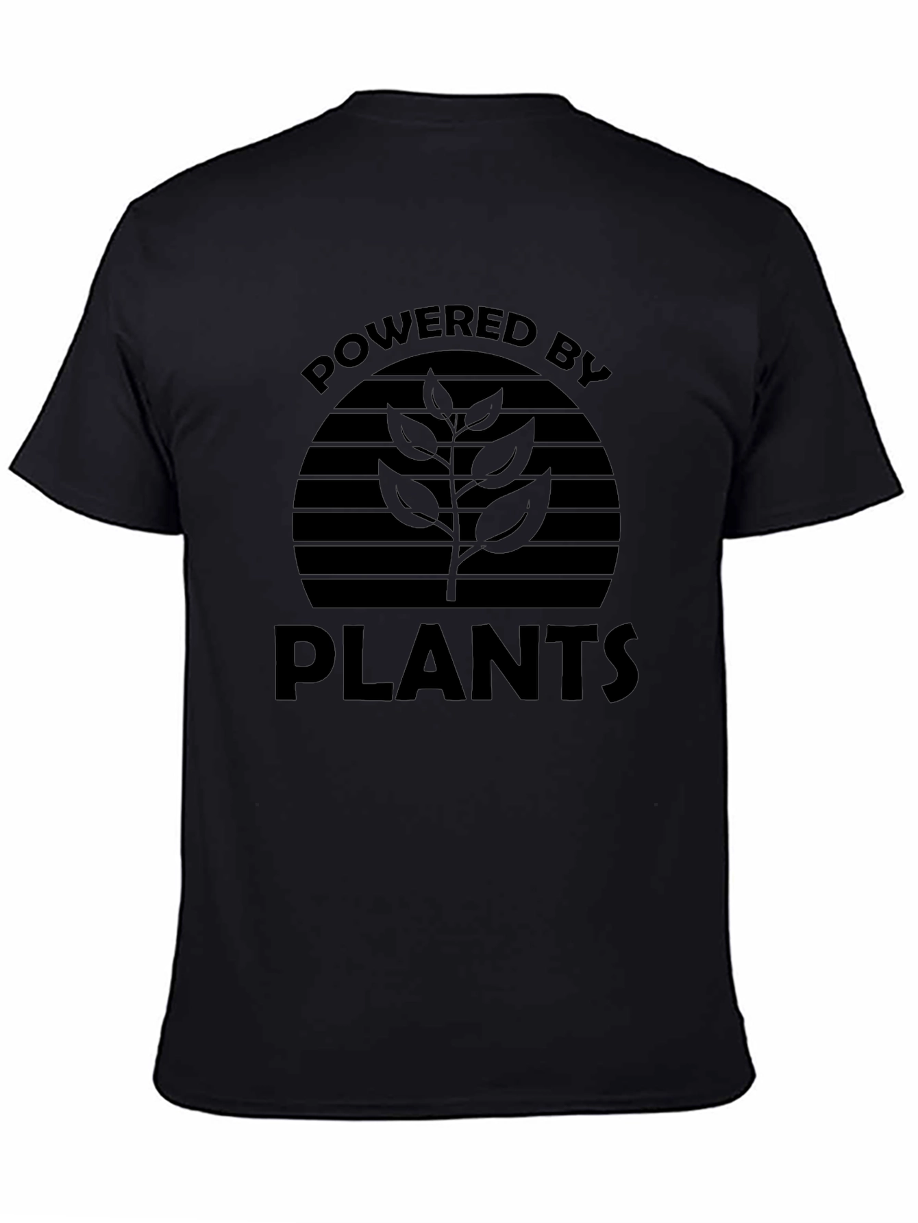 Powered by Plants Black T-Shirt