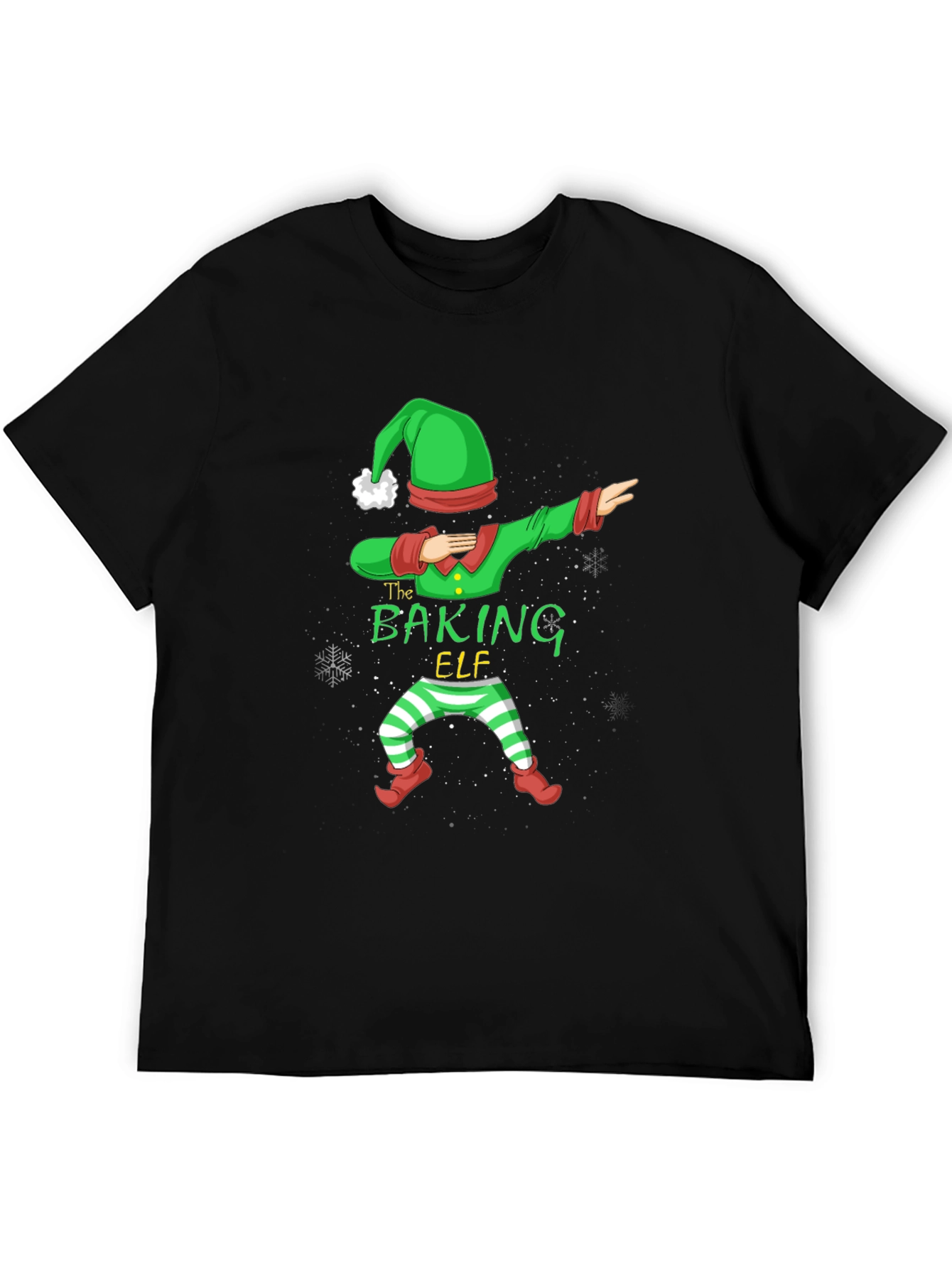 The Baking Elf Dab Funny Holiday T-Shirt