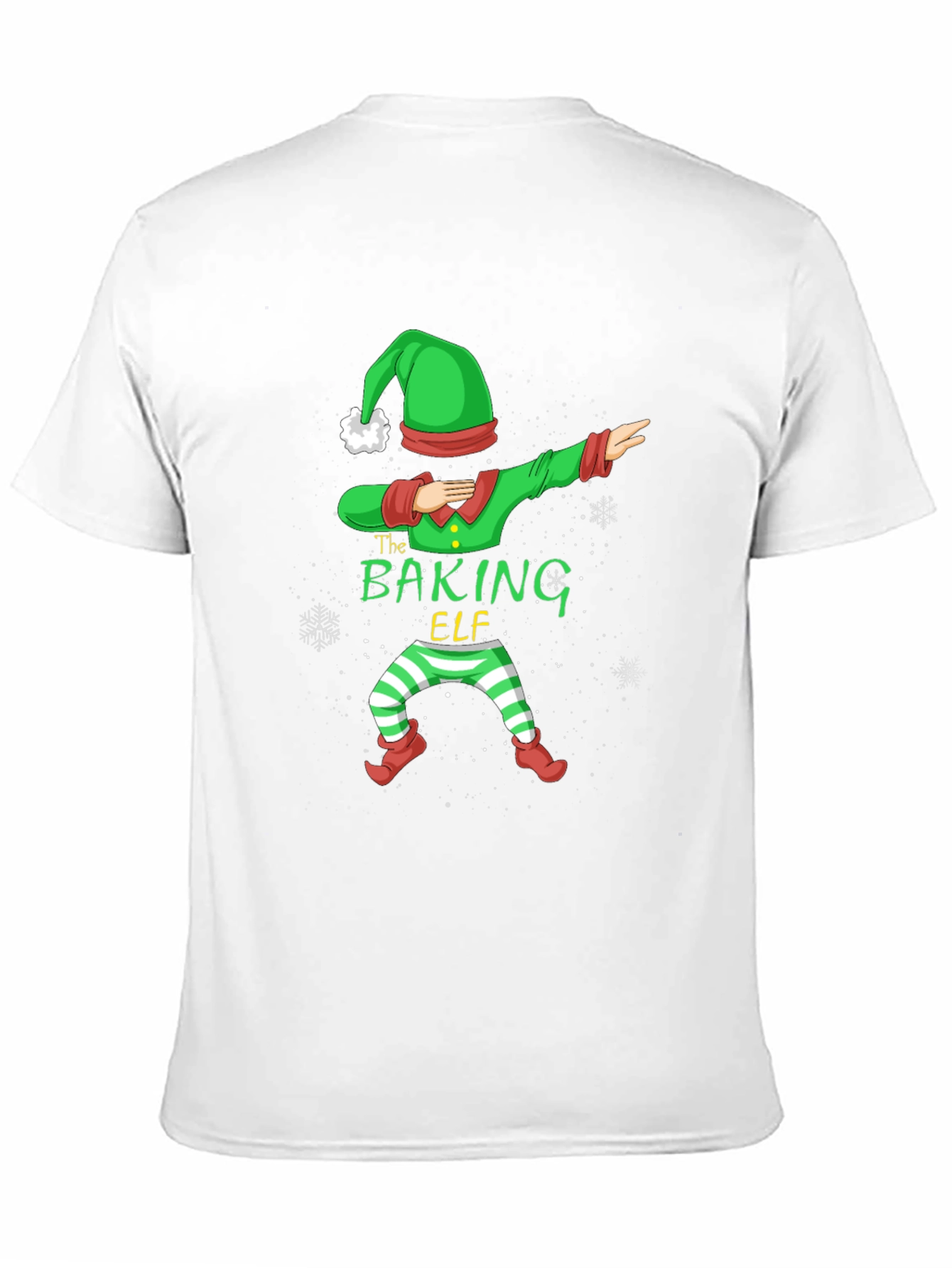 The Baking Elf Dab Funny Holiday T-Shirt