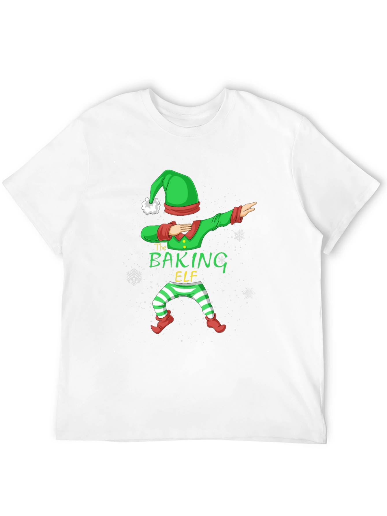 The Baking Elf Dab Funny Holiday T-Shirt