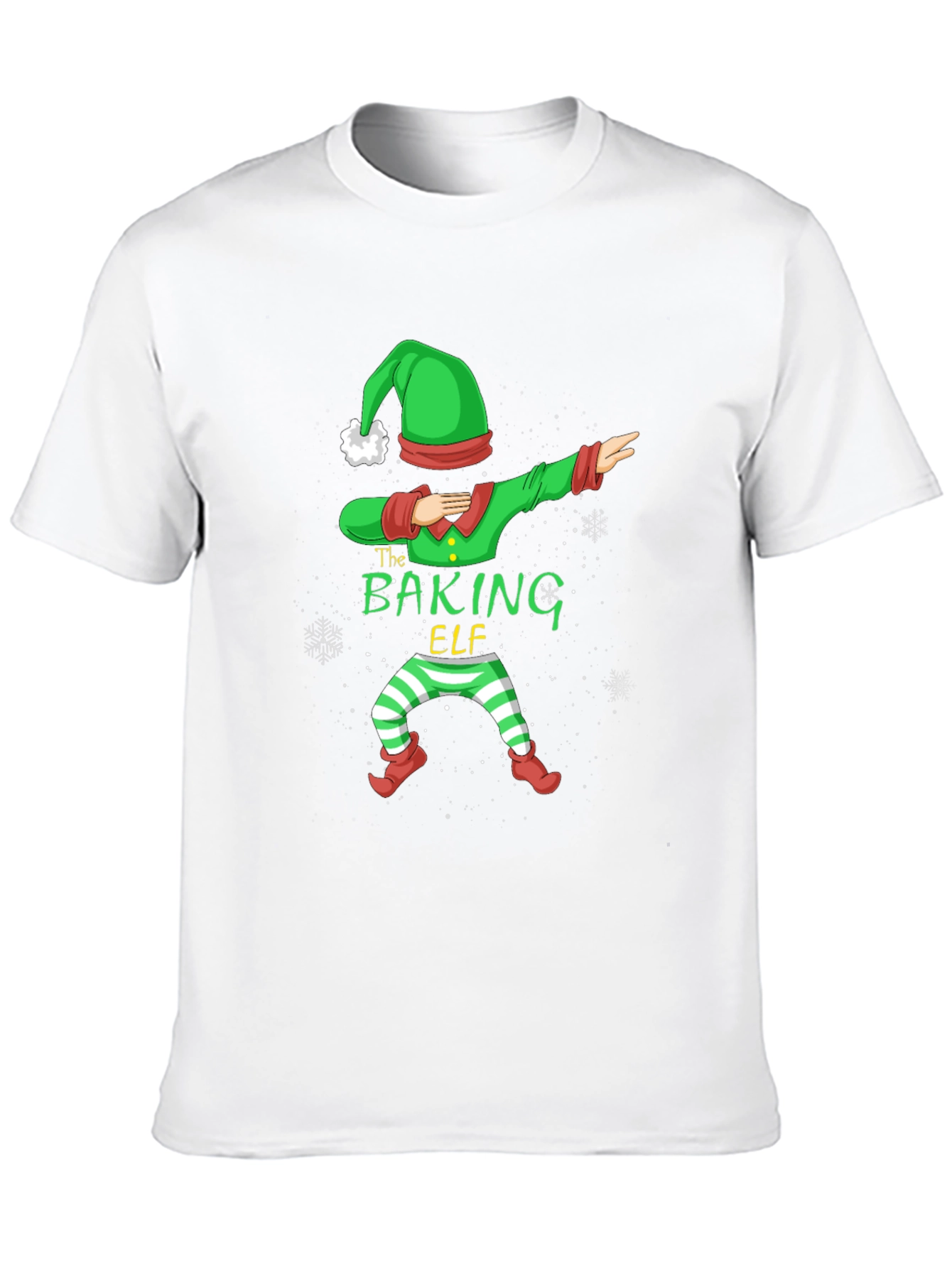 The Baking Elf Dab Funny Holiday T-Shirt