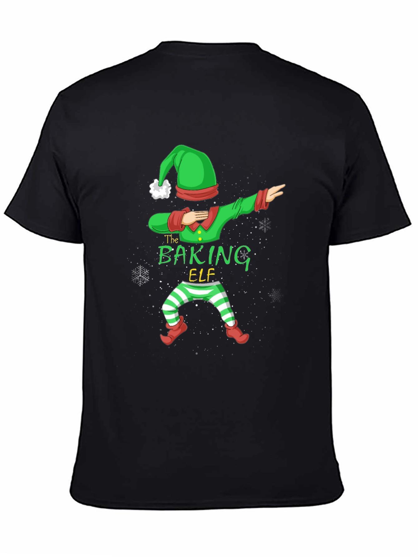 The Baking Elf Dab Funny Holiday T-Shirt