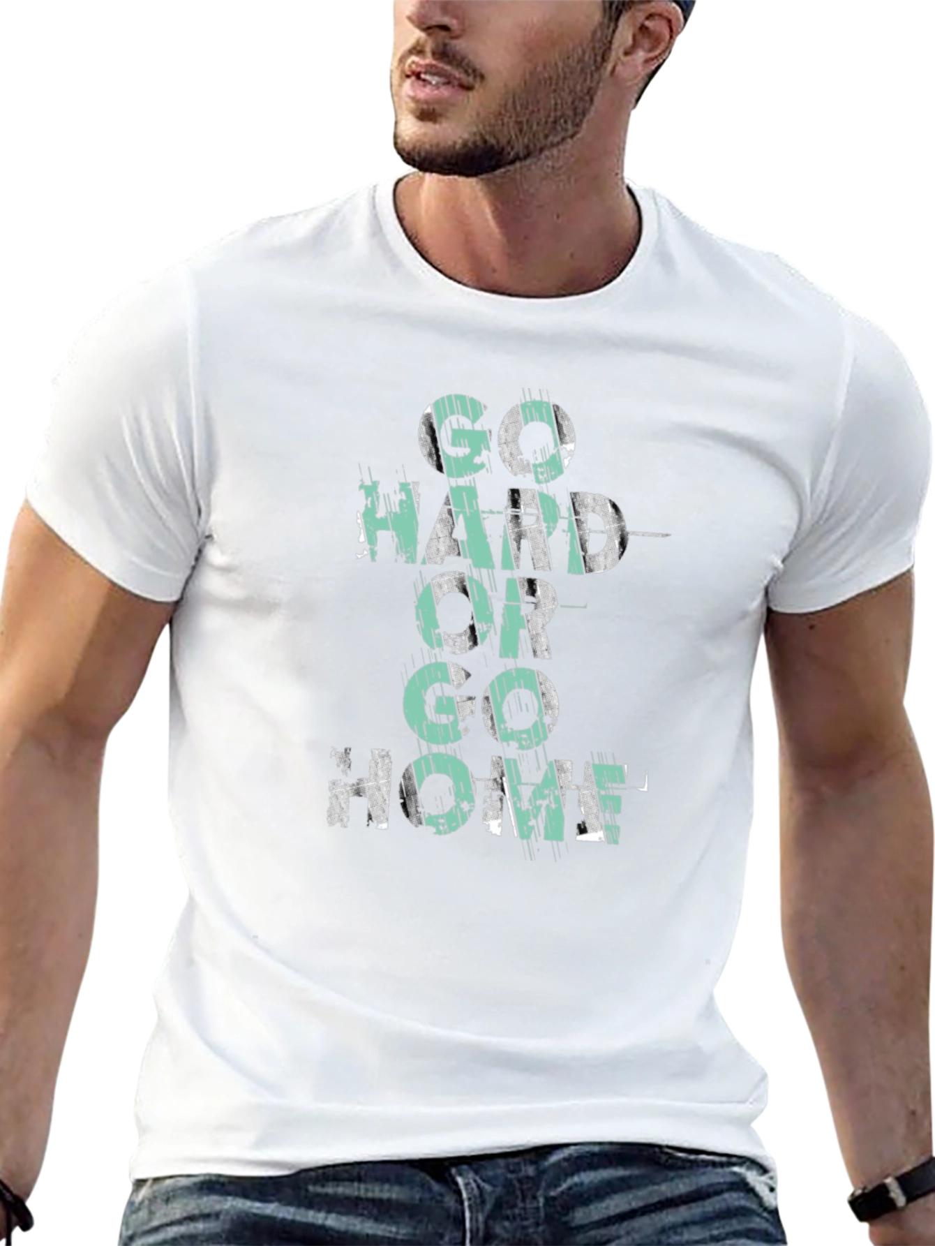 Go Hard Or Go Home Graphic T-Shirt