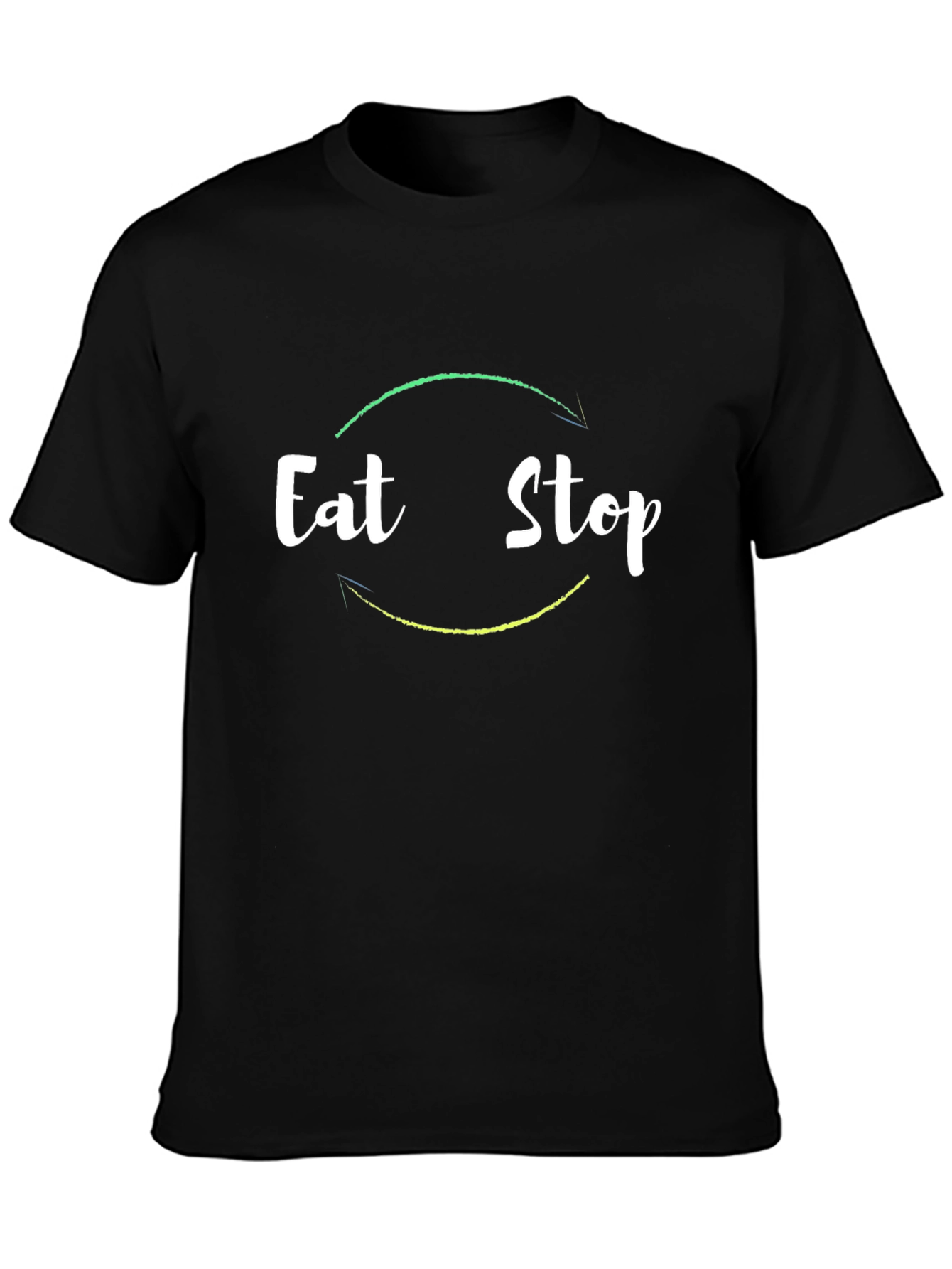 Eat Stop Cycle T-Shirt - Motivational Diet Tee