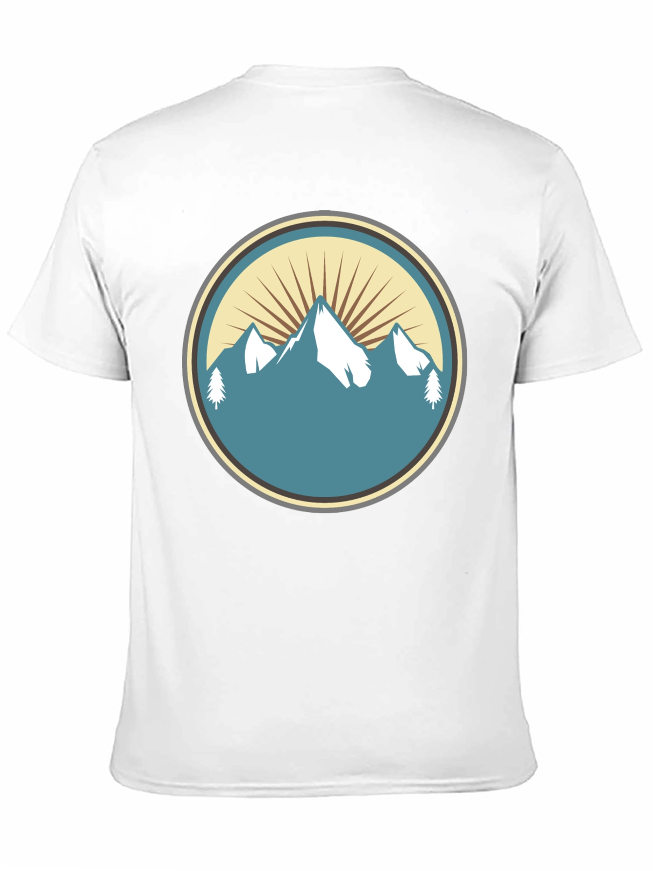 Mountain Peak Graphic Tee - Nature Inspired Style