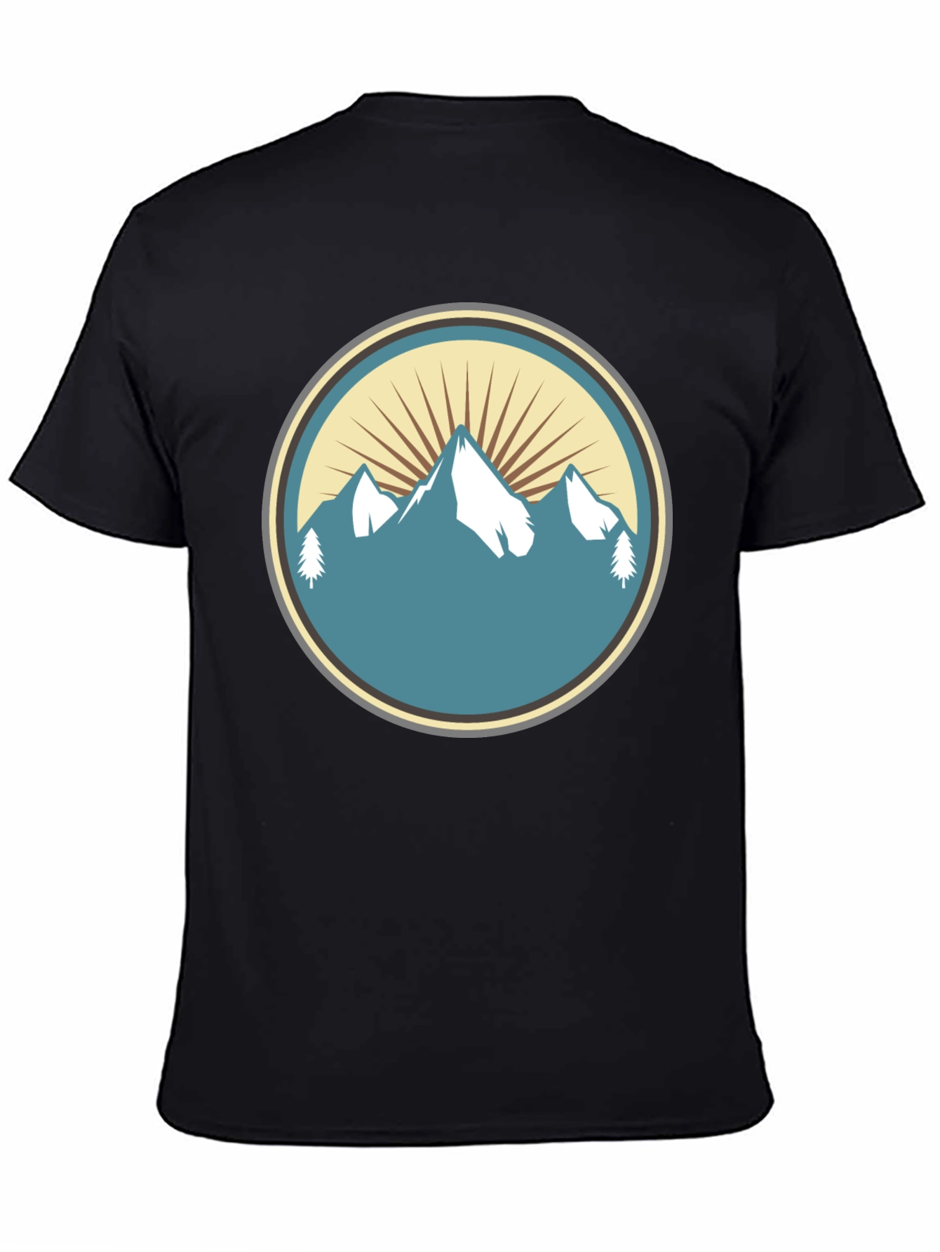 Mountain Peak Graphic Tee - Nature Inspired Style