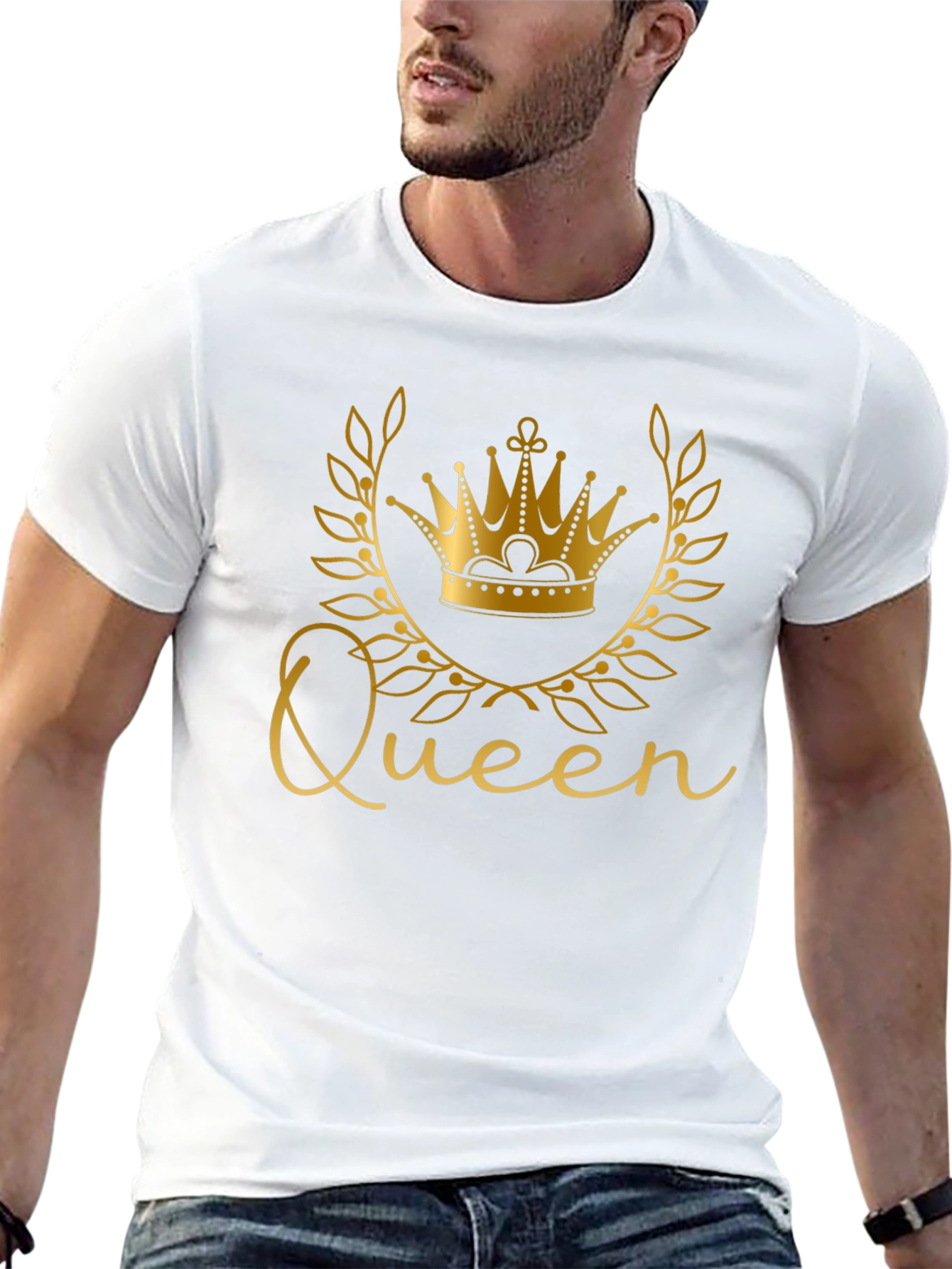 Queen Crown Black T-Shirt - Stylish Graphic Tee