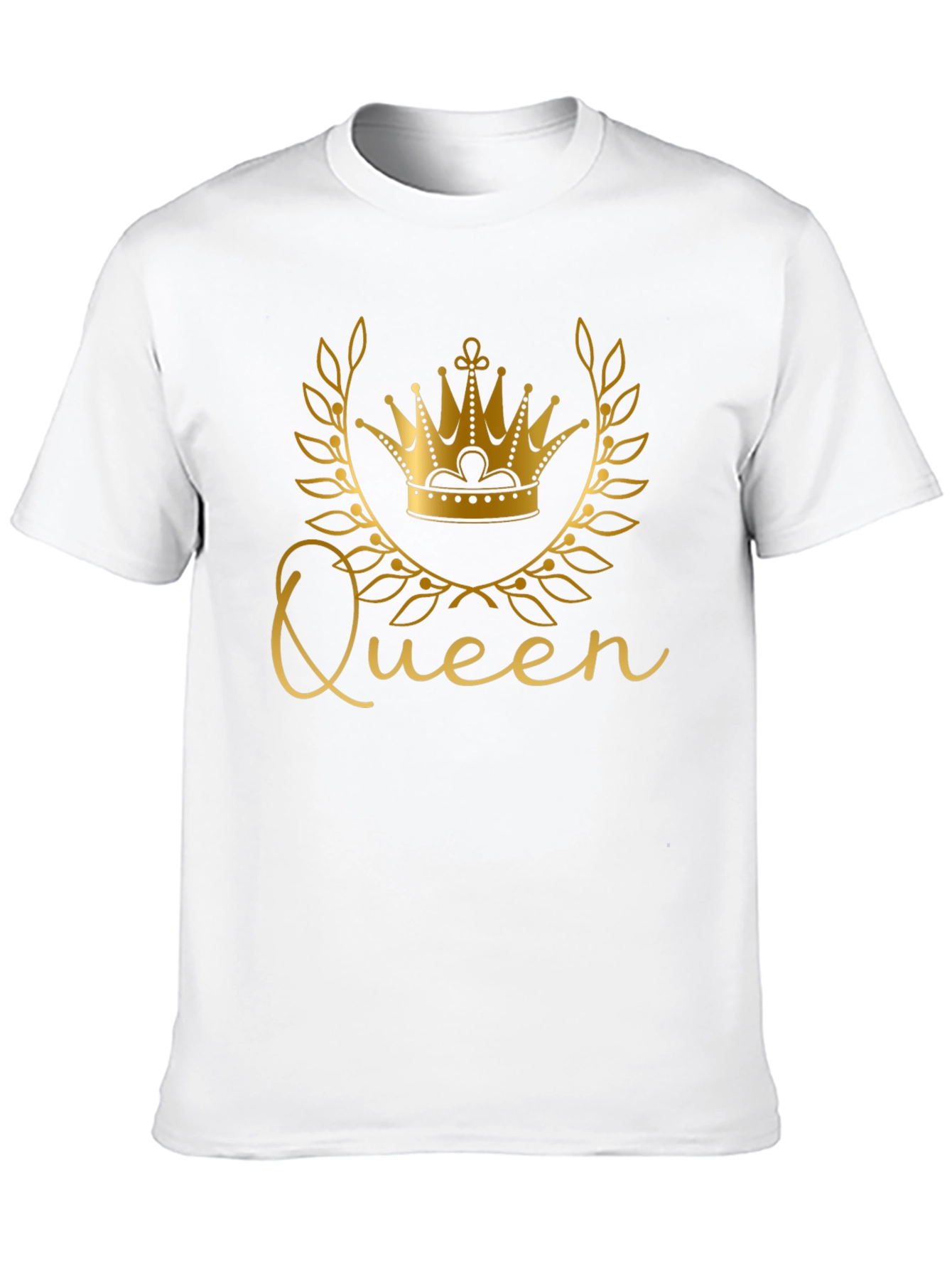 Queen Crown Black T-Shirt - Stylish Graphic Tee