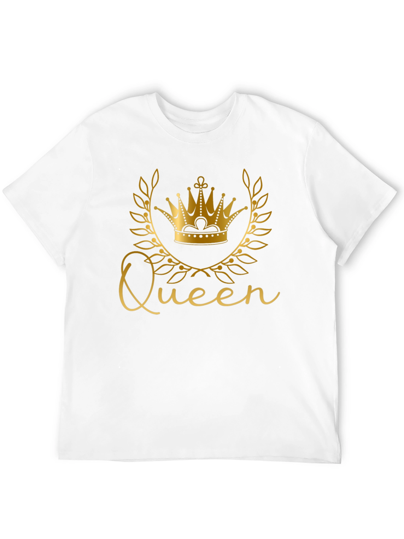 Queen Crown Black T-Shirt - Stylish Graphic Tee