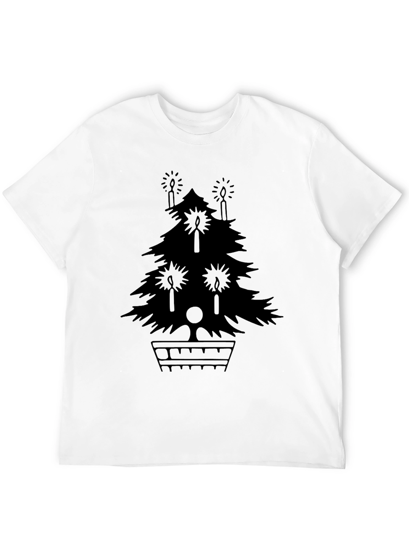 Festive Holiday Tree Graphic Tee