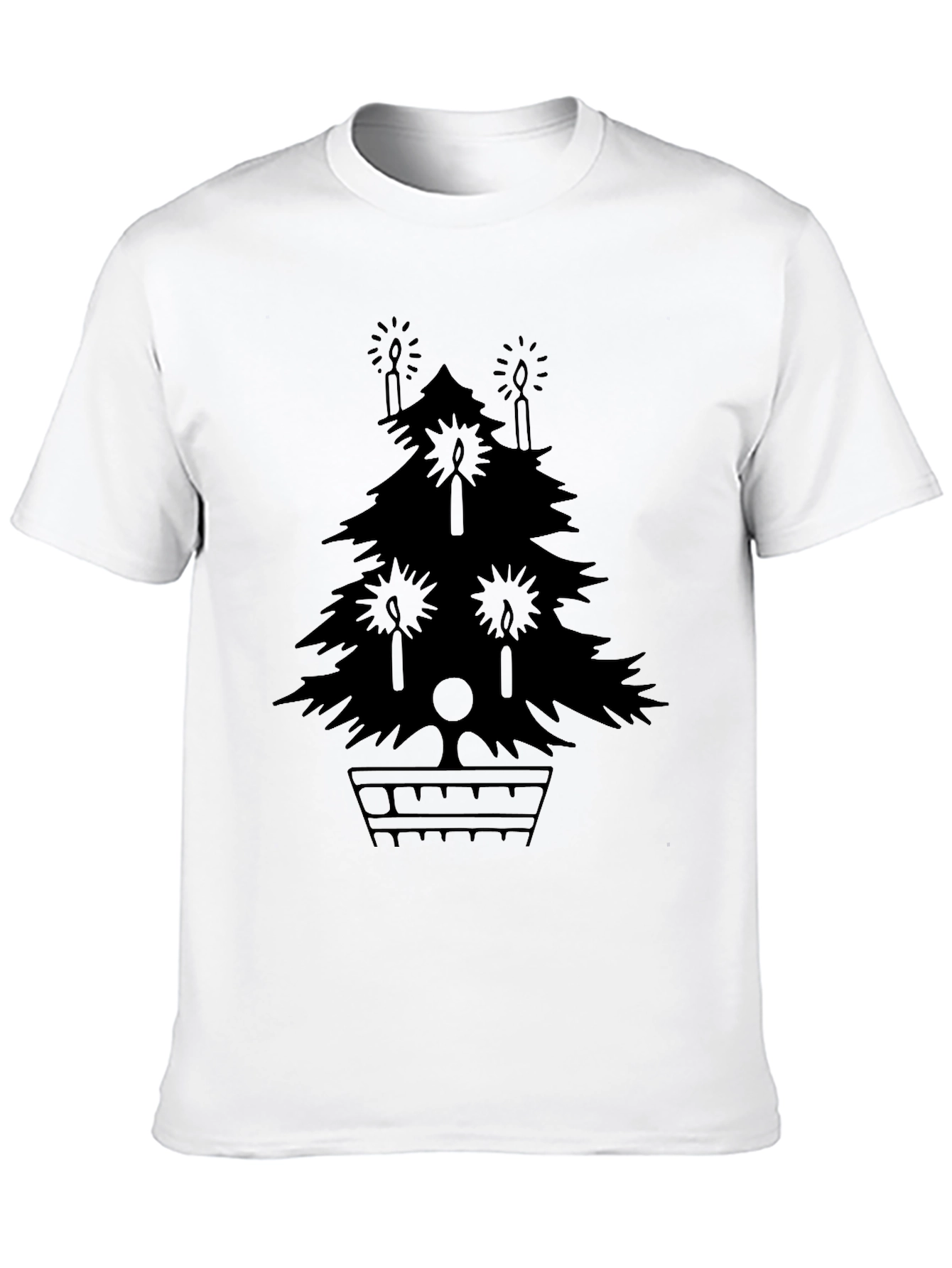 Festive Holiday Tree Graphic Tee