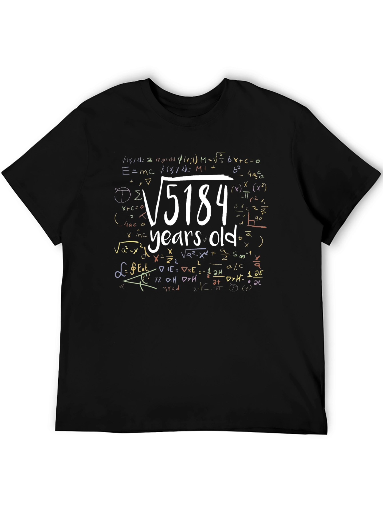 √5184 Years Old Math Formula T-Shirt