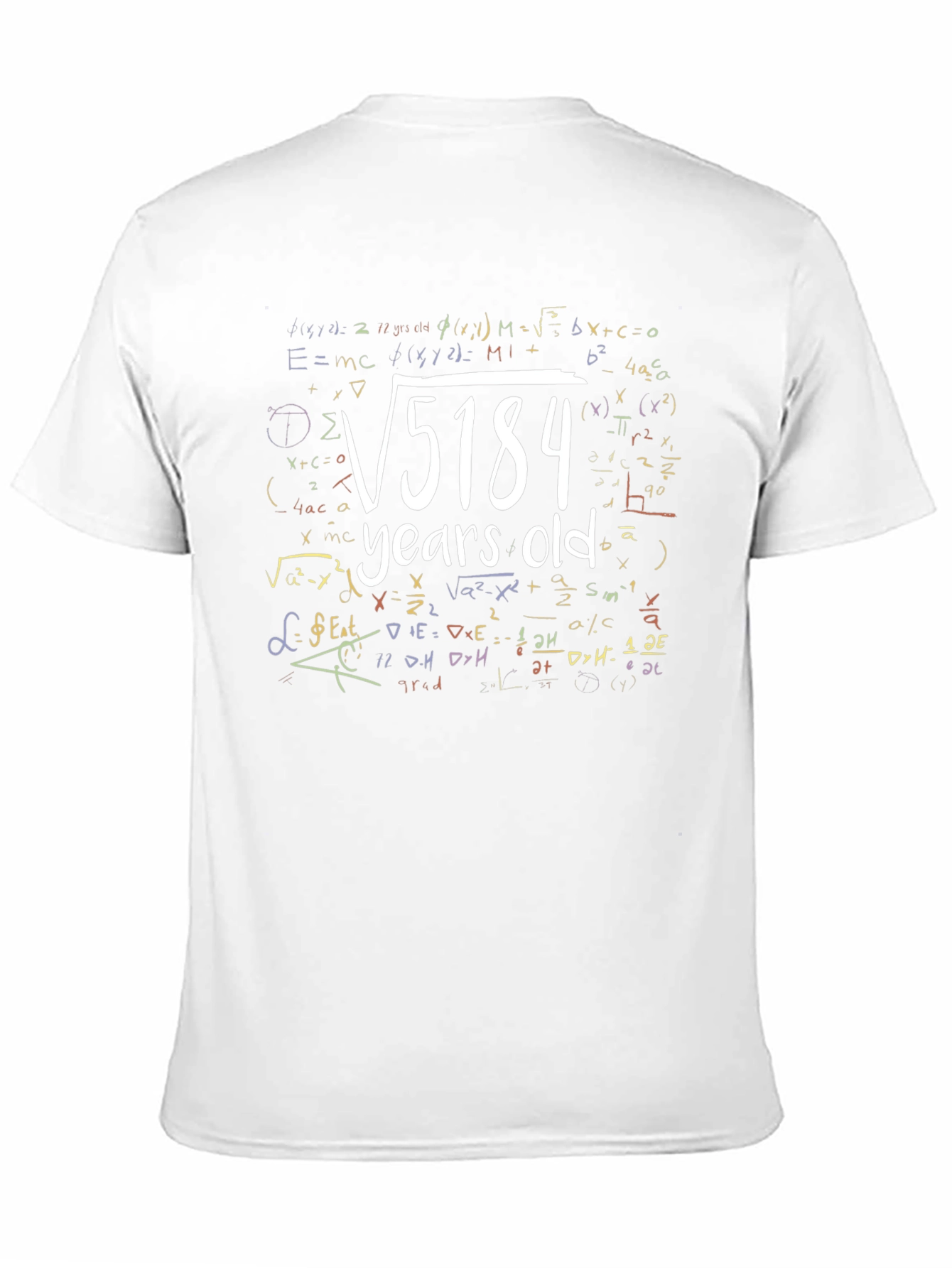 √5184 Years Old Math Formula T-Shirt