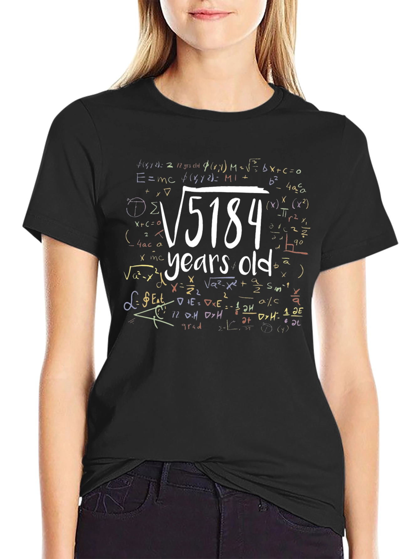 √5184 Years Old Math Formula T-Shirt