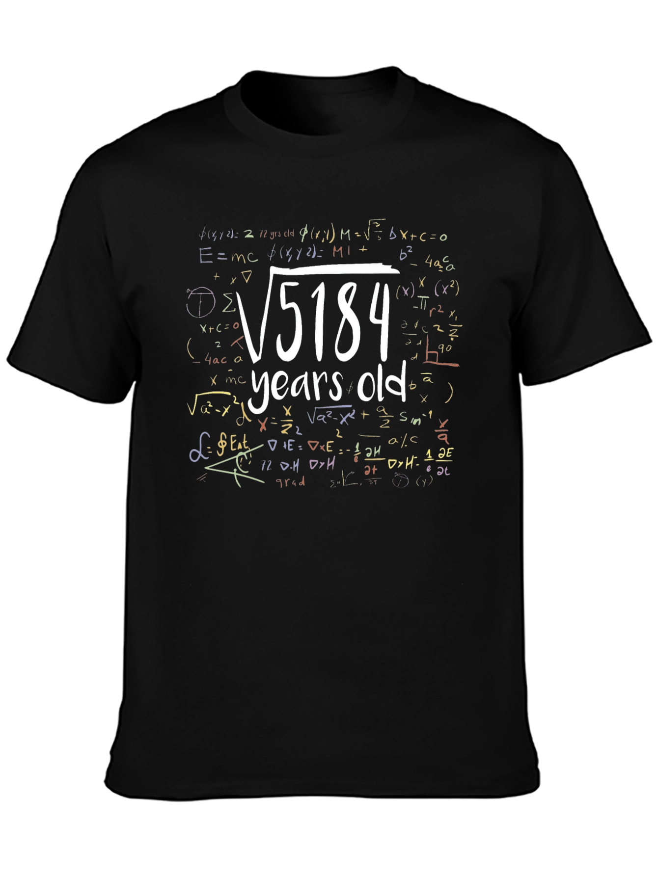 √5184 Years Old Math Formula T-Shirt