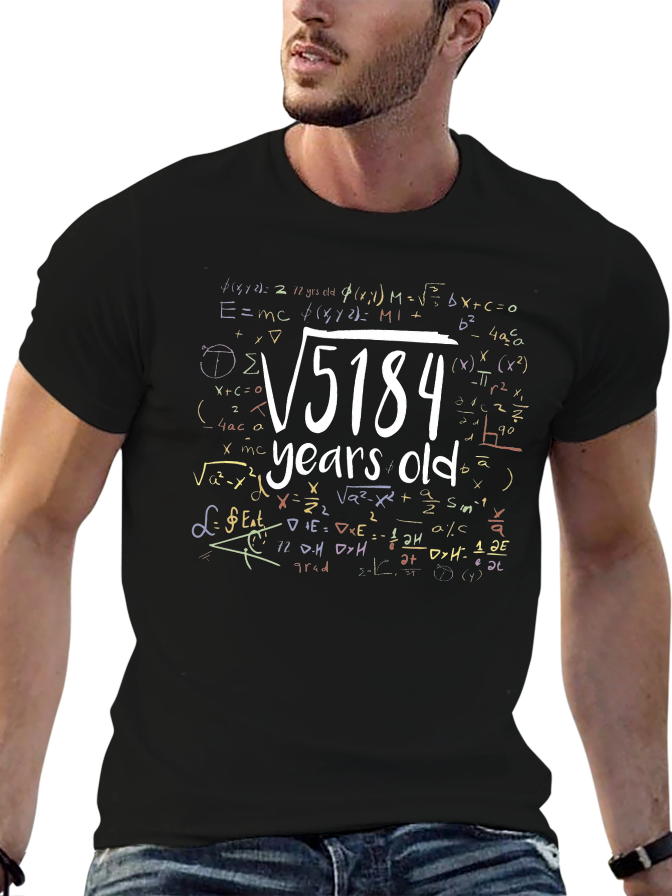 √5184 Years Old Math Formula T-Shirt