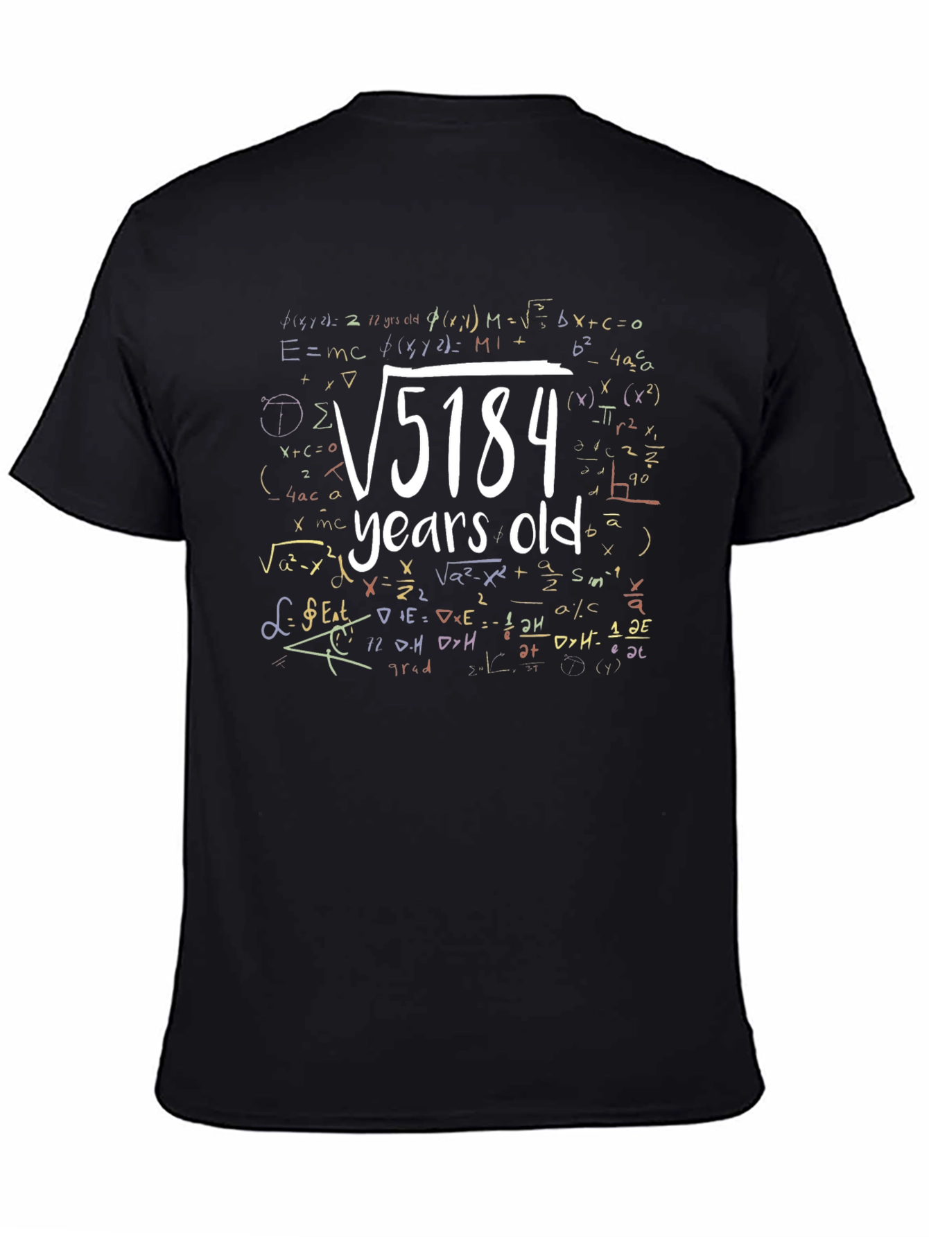 √5184 Years Old Math Formula T-Shirt