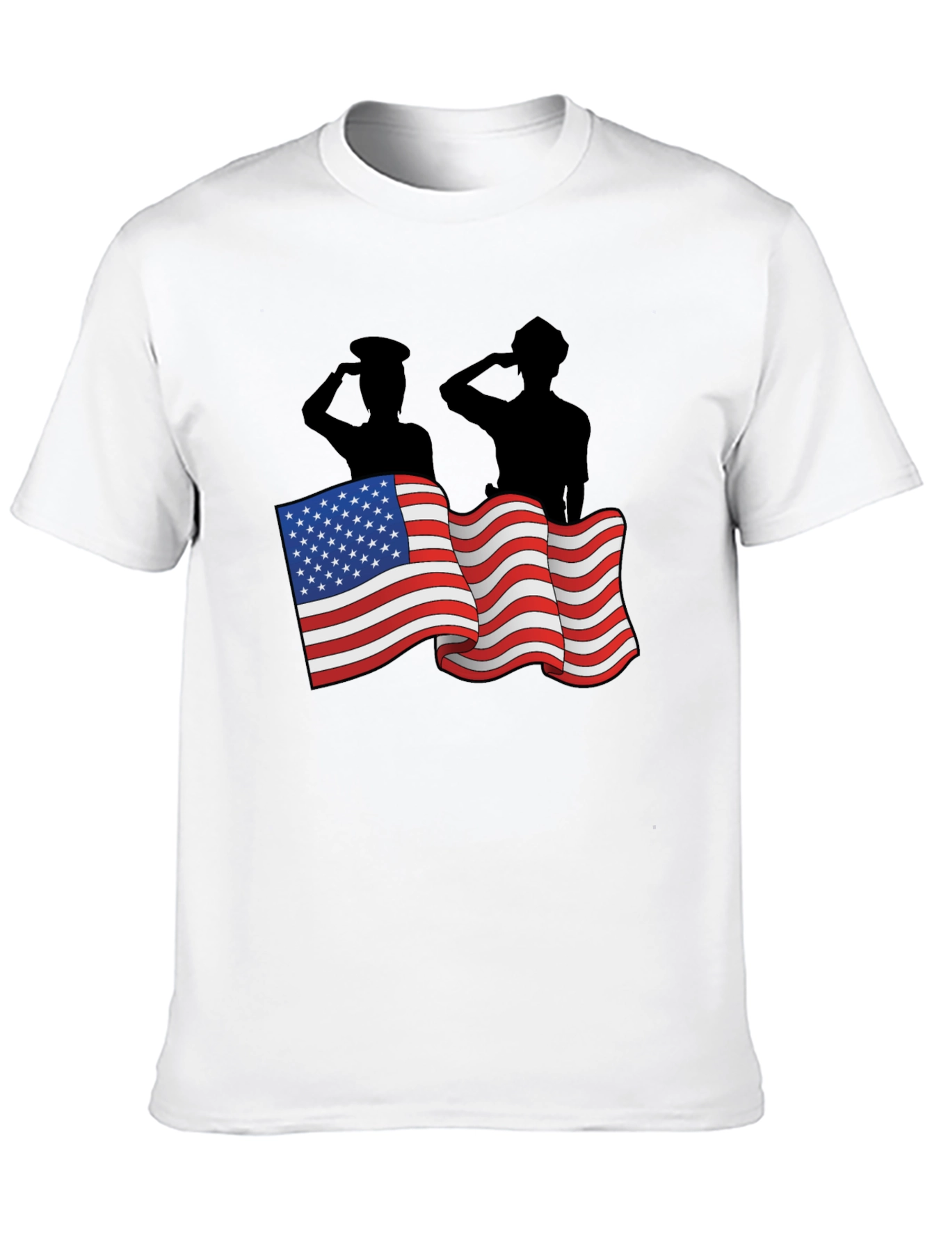 Patriotic Salute Graphic Tee