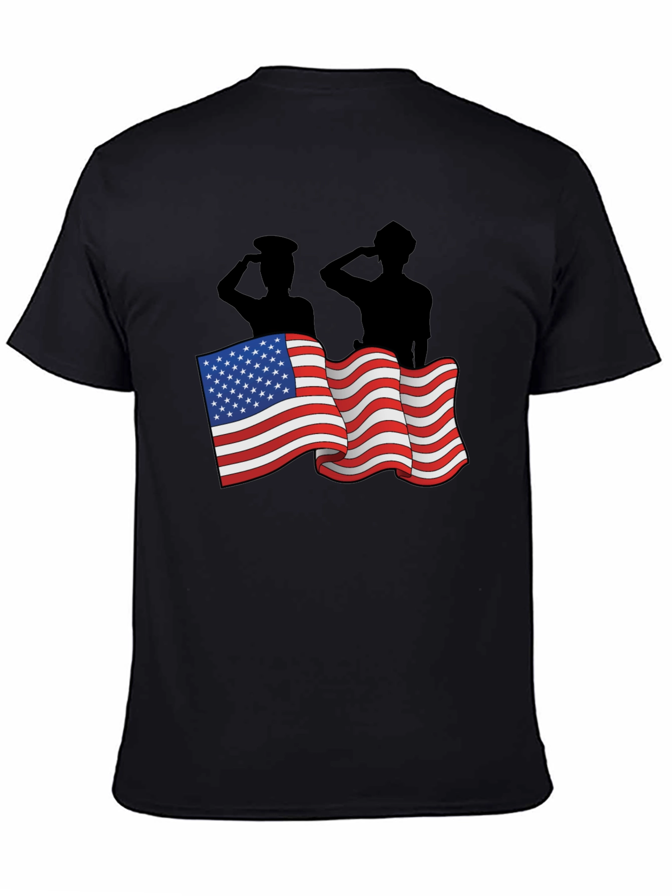 Patriotic Salute Graphic Tee
