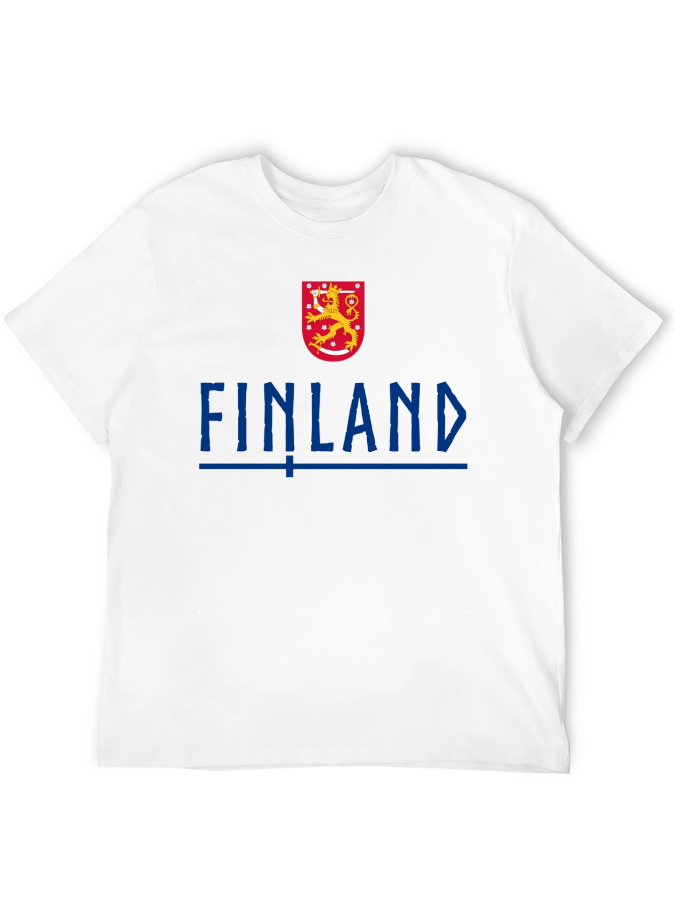 Finland Tee - Black T-Shirt with Finnish Lion Crest