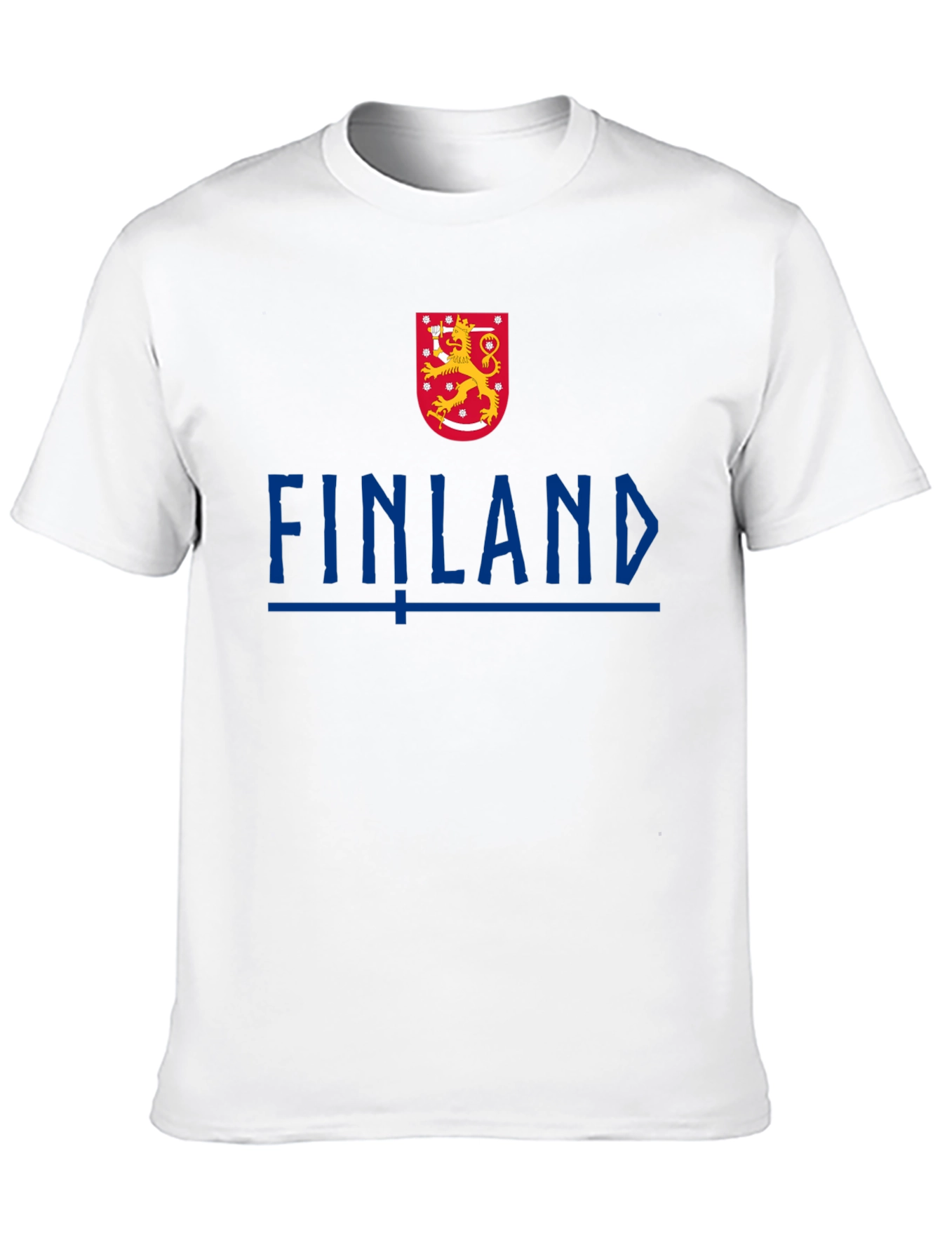 Finland Tee - Black T-Shirt with Finnish Lion Crest