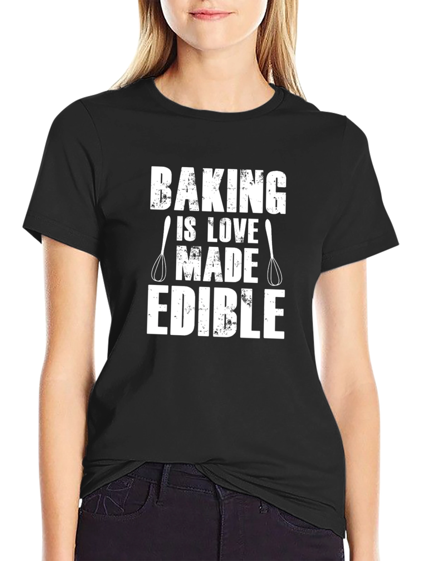 Baking is Love Made Edible Funny Baker T-Shirt