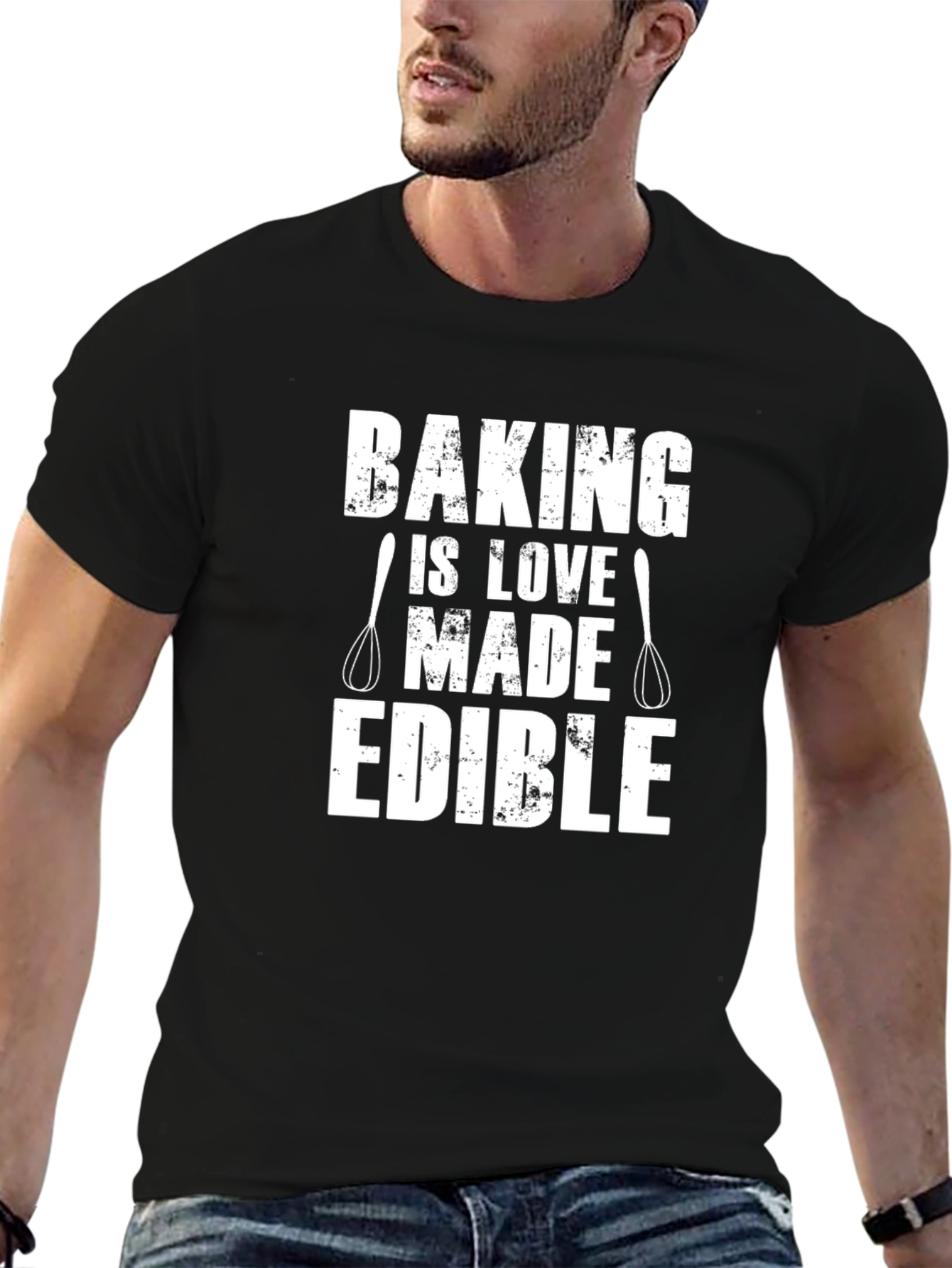 Baking is Love Made Edible Funny Baker T-Shirt