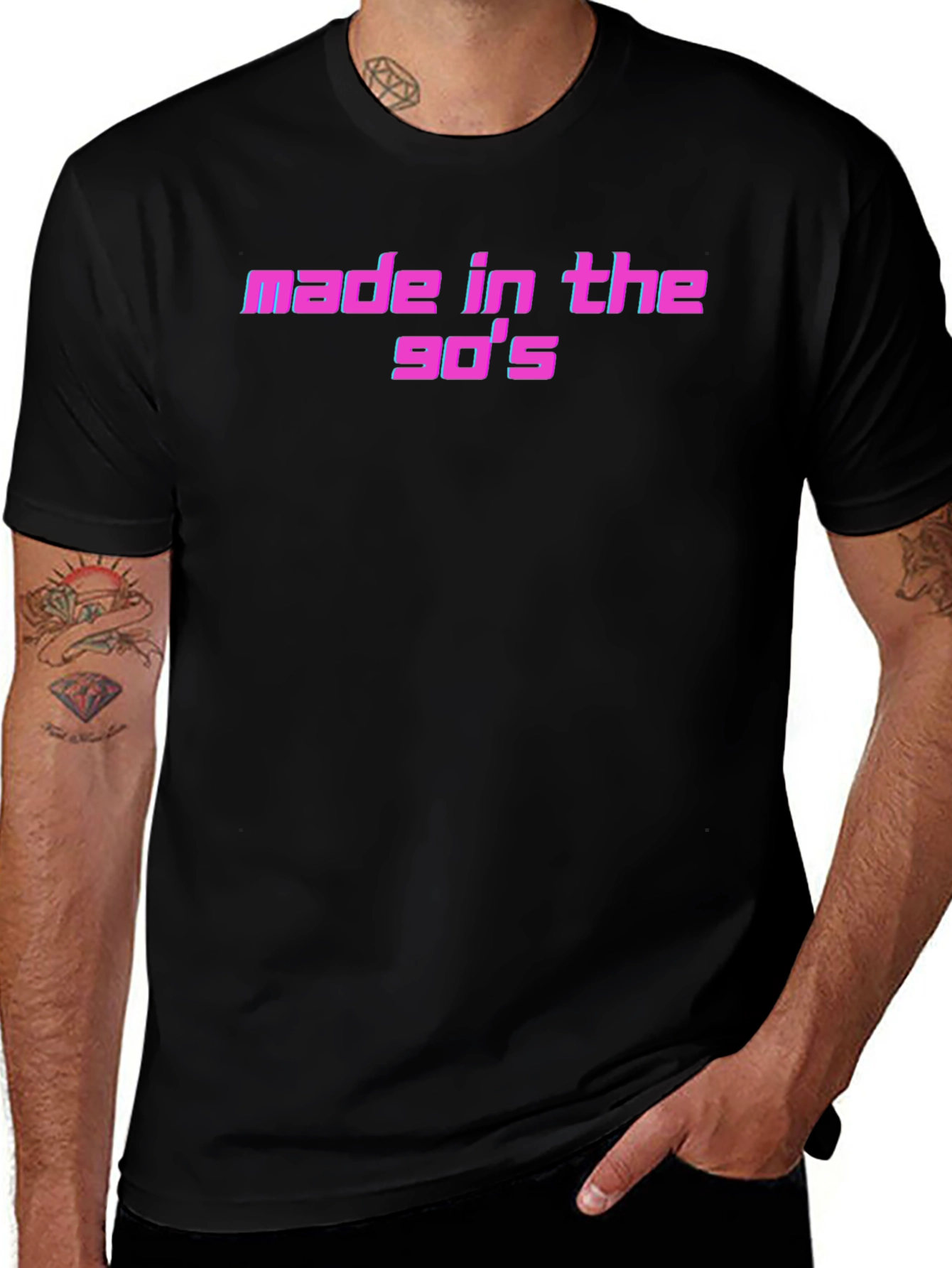 Made in the 90s Black T-Shirt