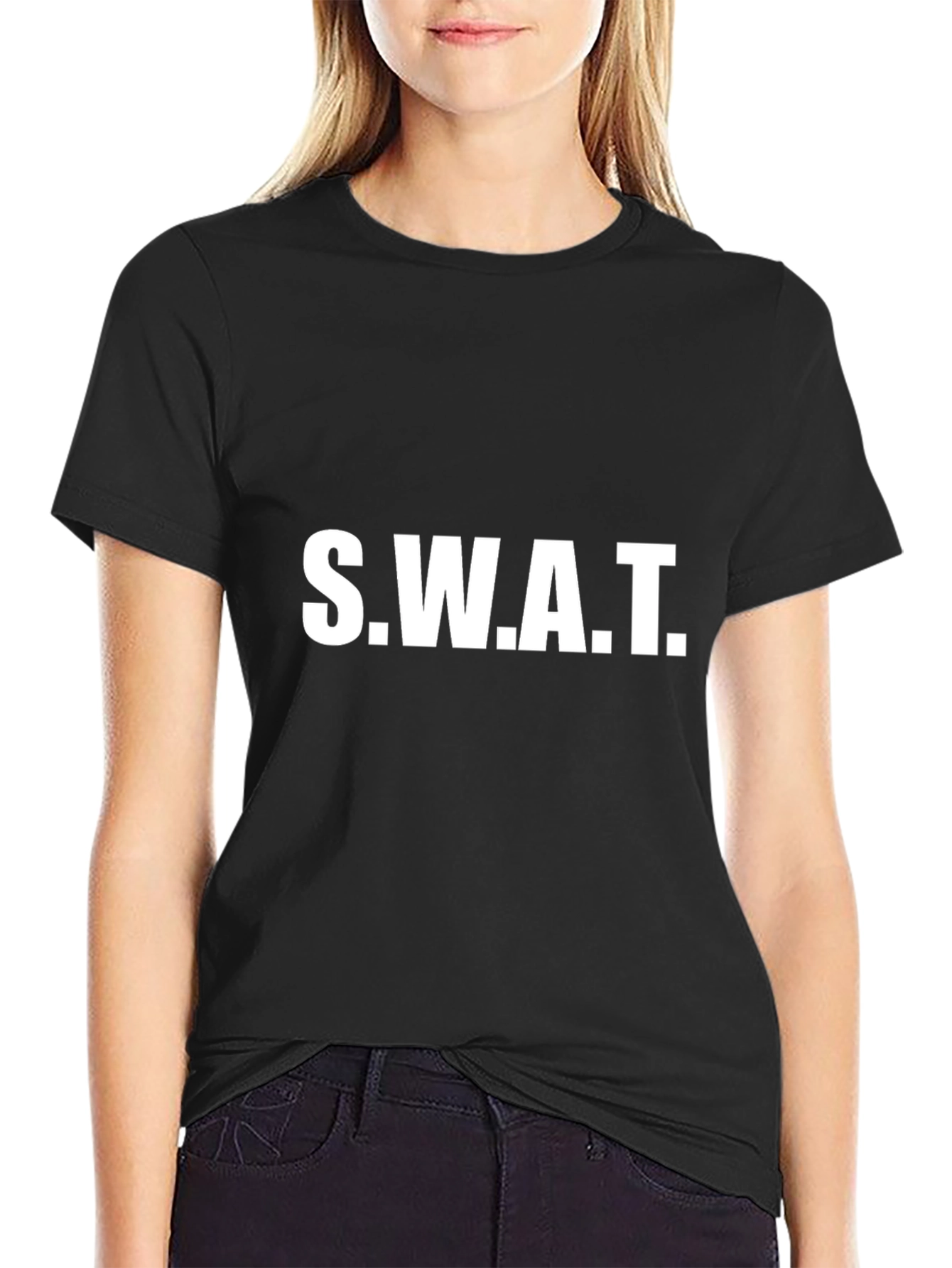S.W.A.T. Graphic T-Shirt - Black