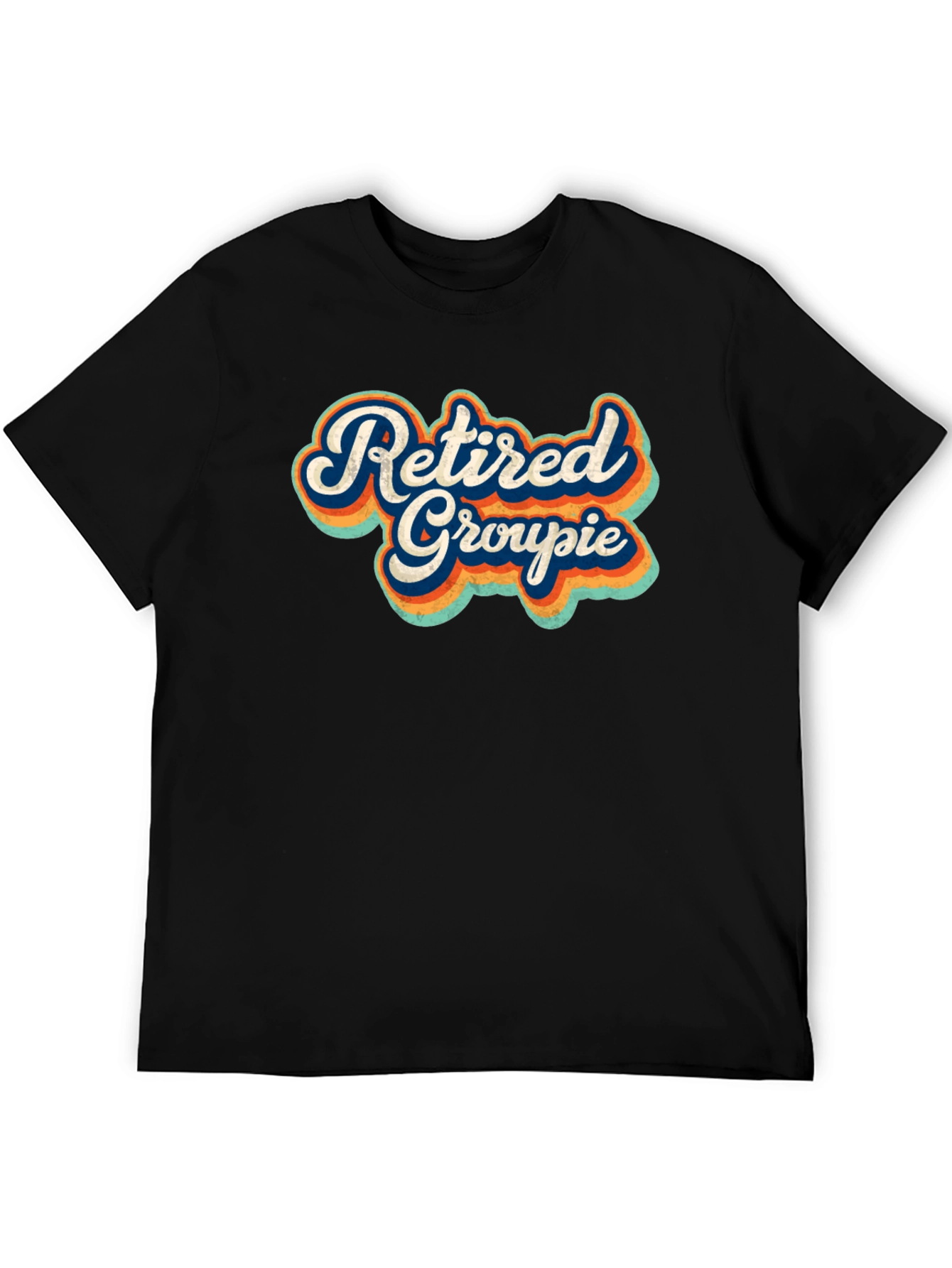 Retired Groupie Graphic Tee - Black