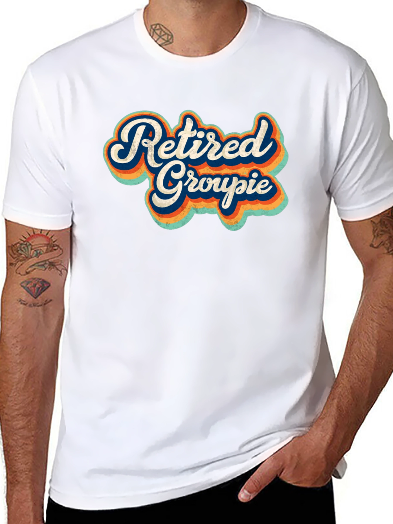 Retired Groupie Graphic Tee - Black