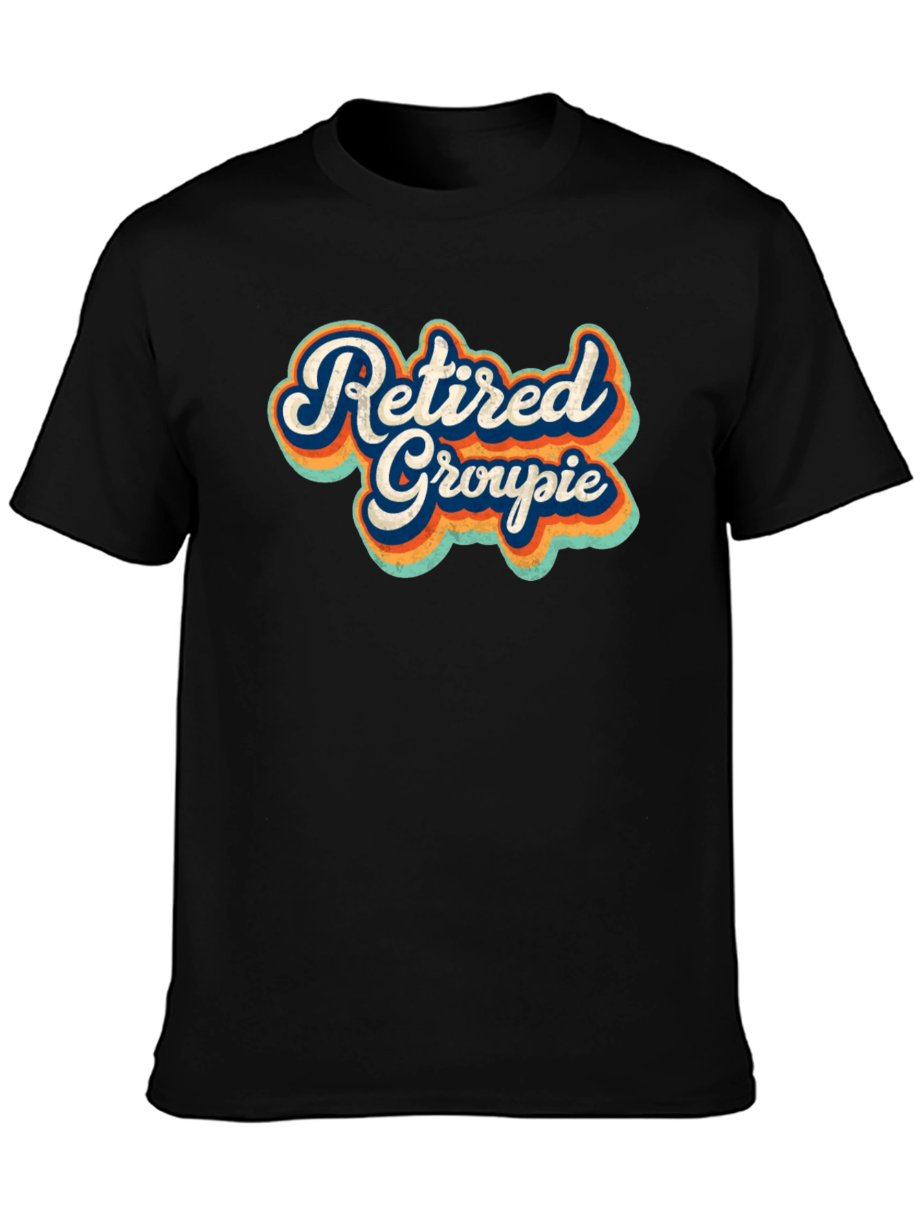 Retired Groupie Graphic Tee - Black