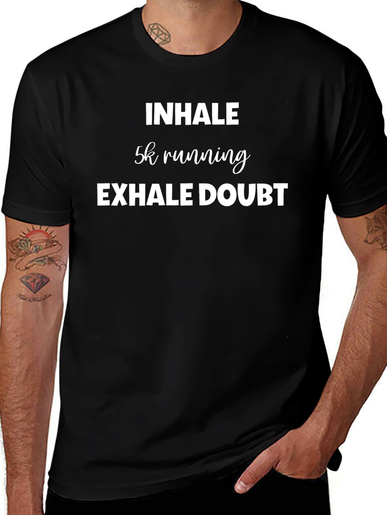 Inhale 5k Running Exhale Doubt T-Shirt