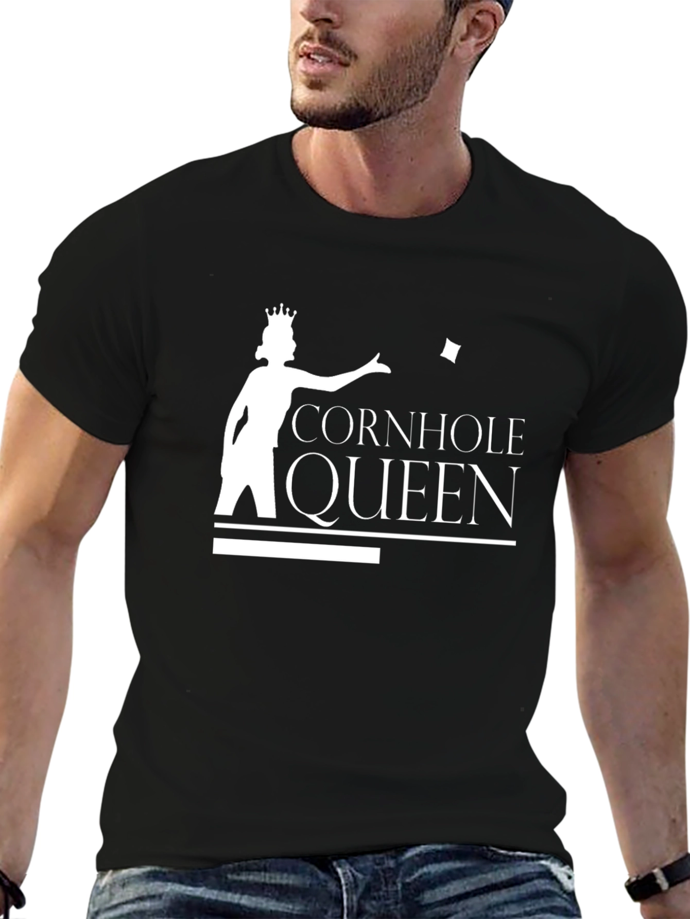 Cornhole Queen Graphic T-Shirt