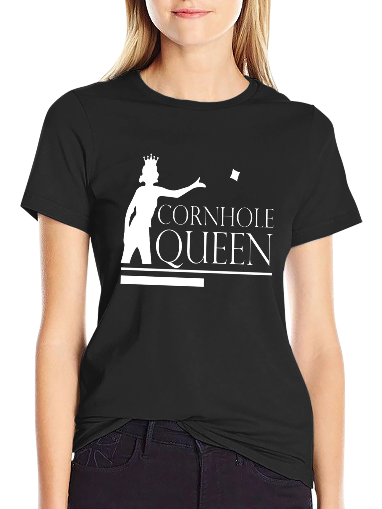 Cornhole Queen Graphic T-Shirt