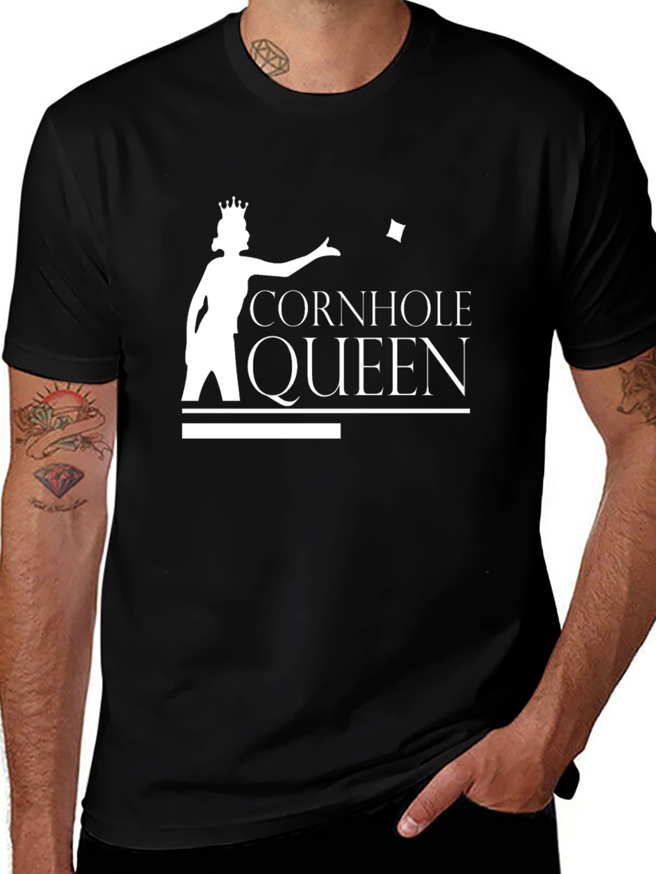 Cornhole Queen Graphic T-Shirt