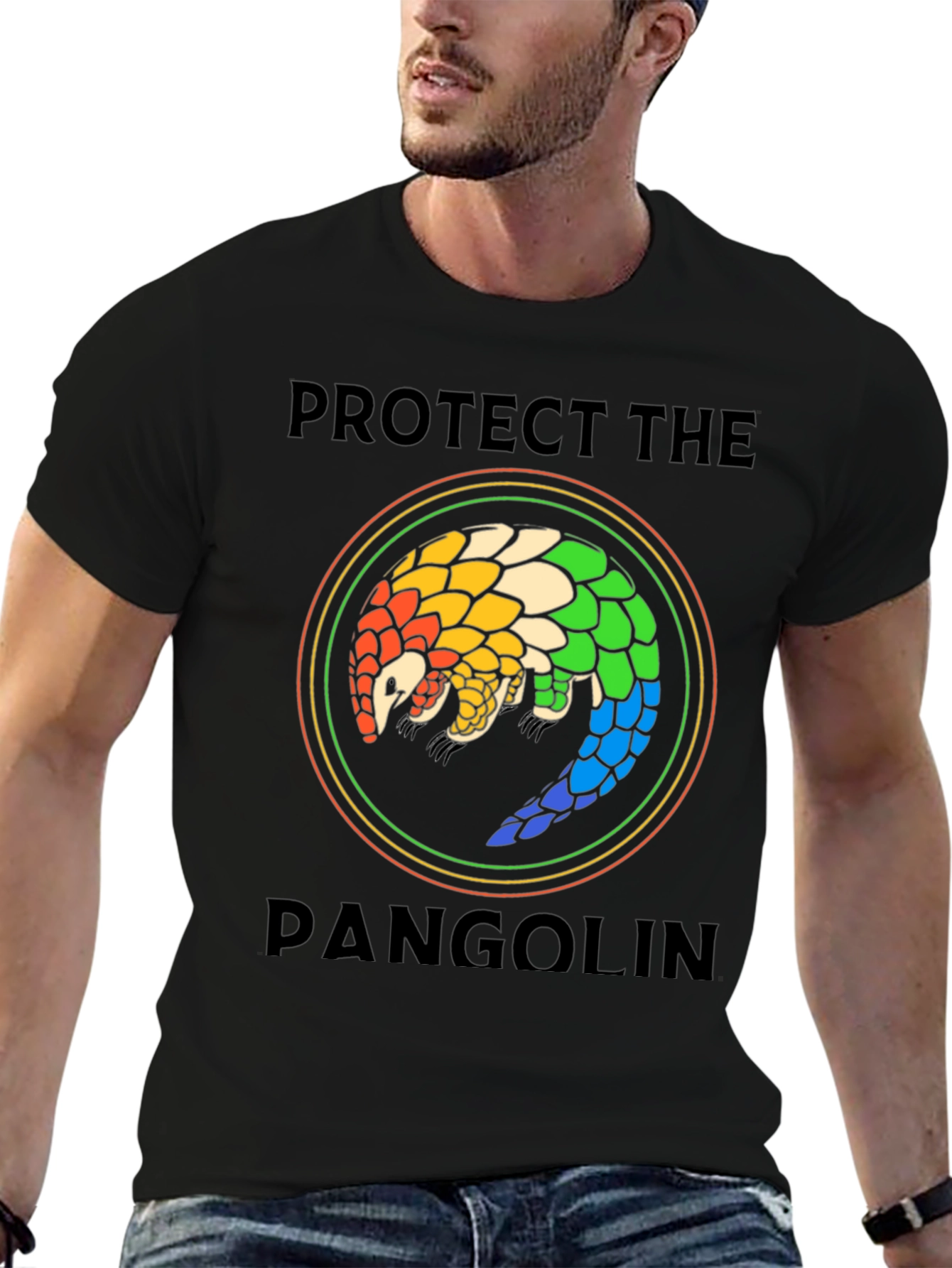 Protect the Pangolin T-Shirt - Wildlife Conservation Tee